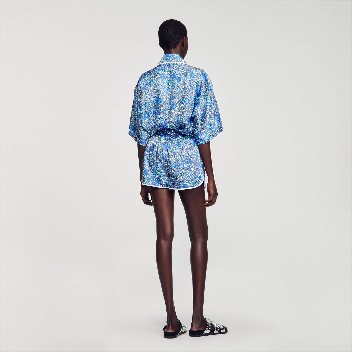 Short à imprimé fleuri Sandro seconde main