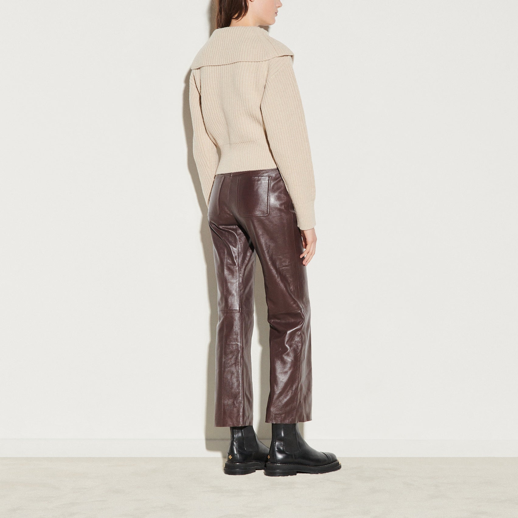 Pull camionneur à col oversize Sandro seconde main