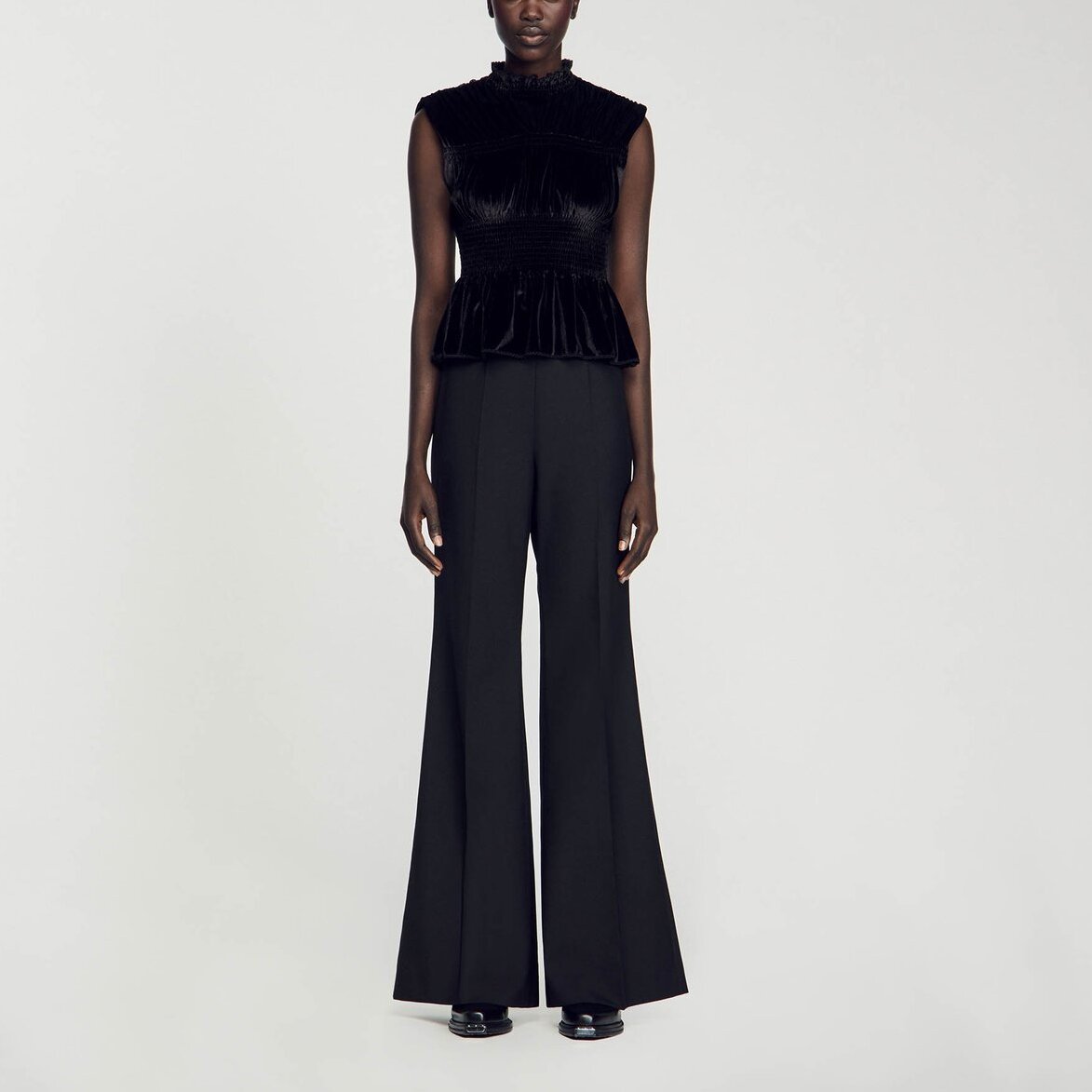 Top smocké Sandro seconde main