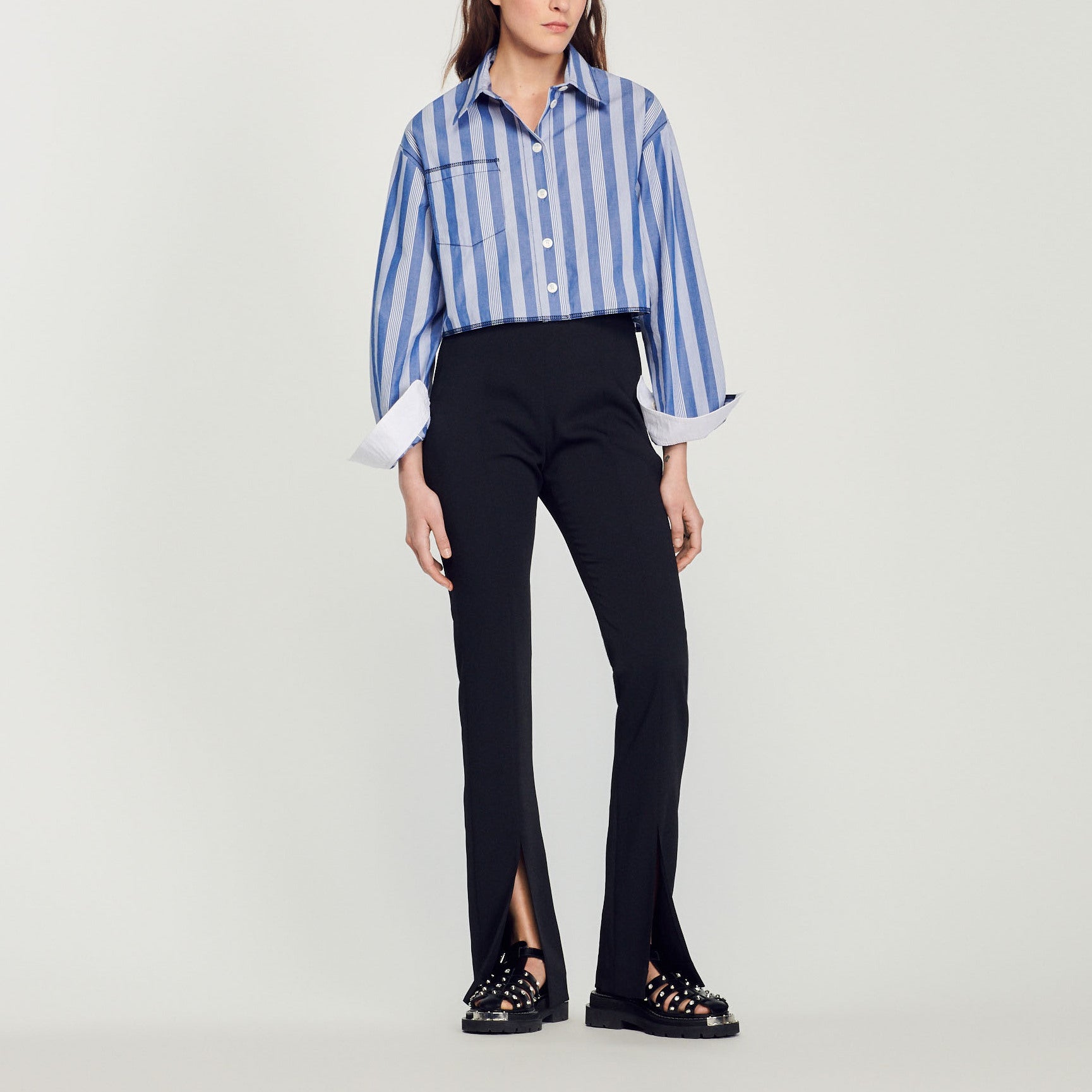 Pantalon évasé Sandro seconde main