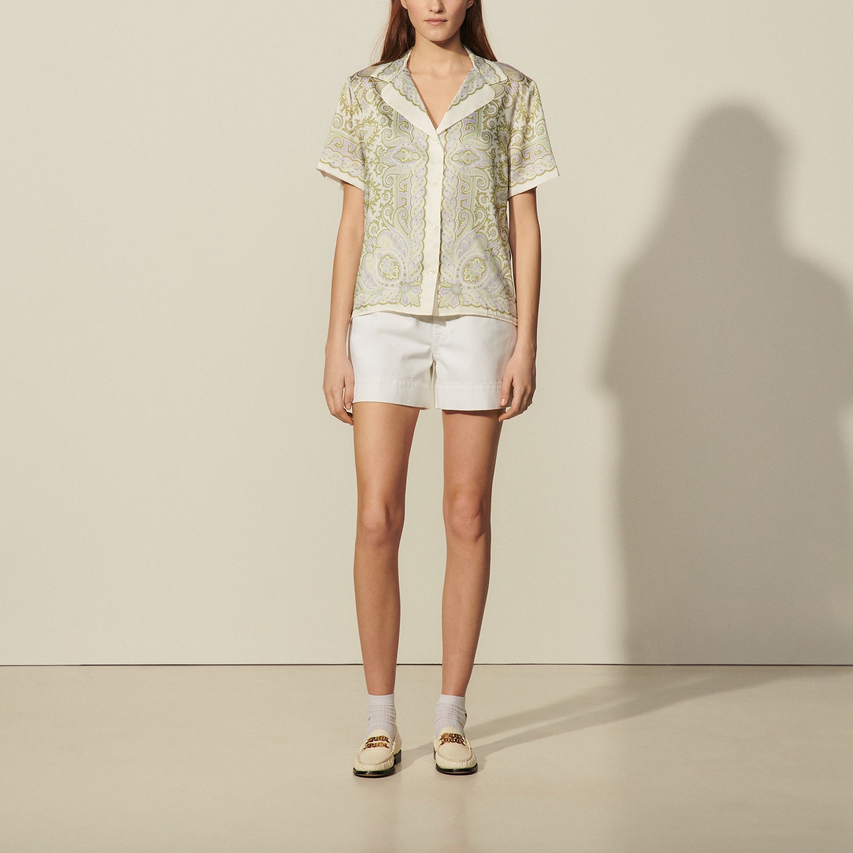 Chemise pyjama imprimée Sandro seconde main