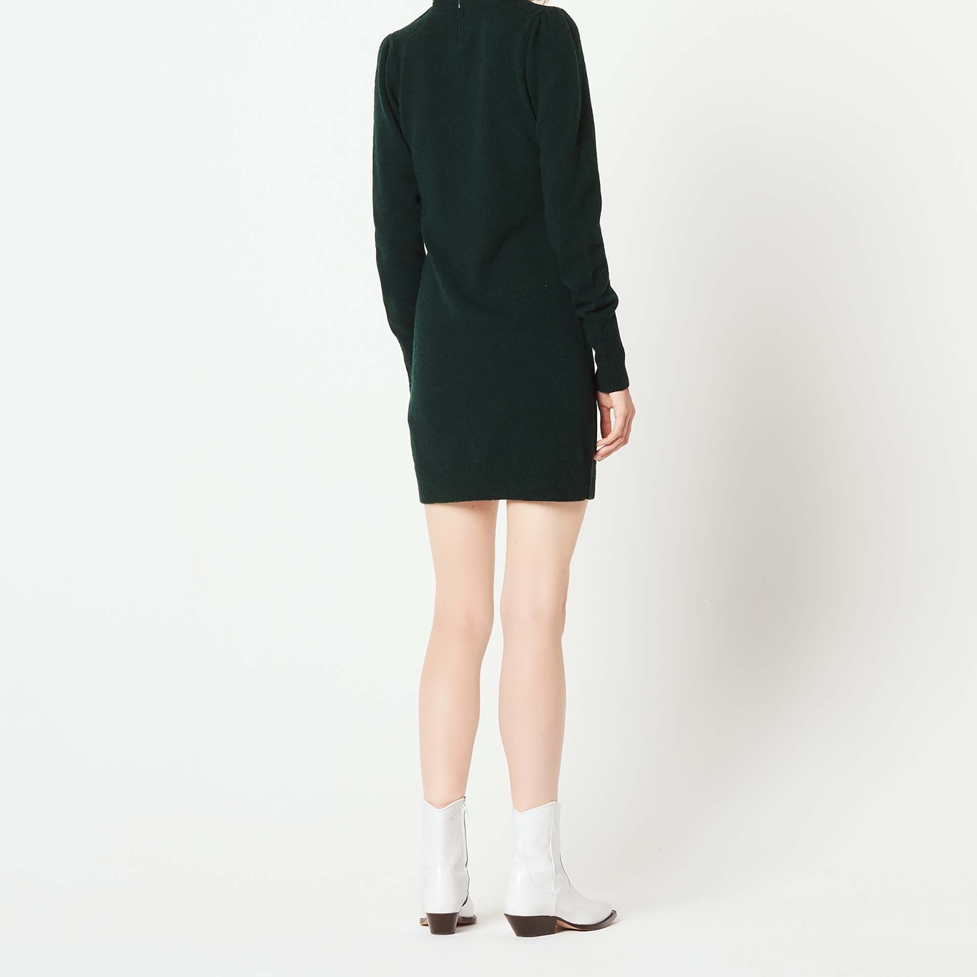 Robe droite en Maille à collerette Sandro seconde main