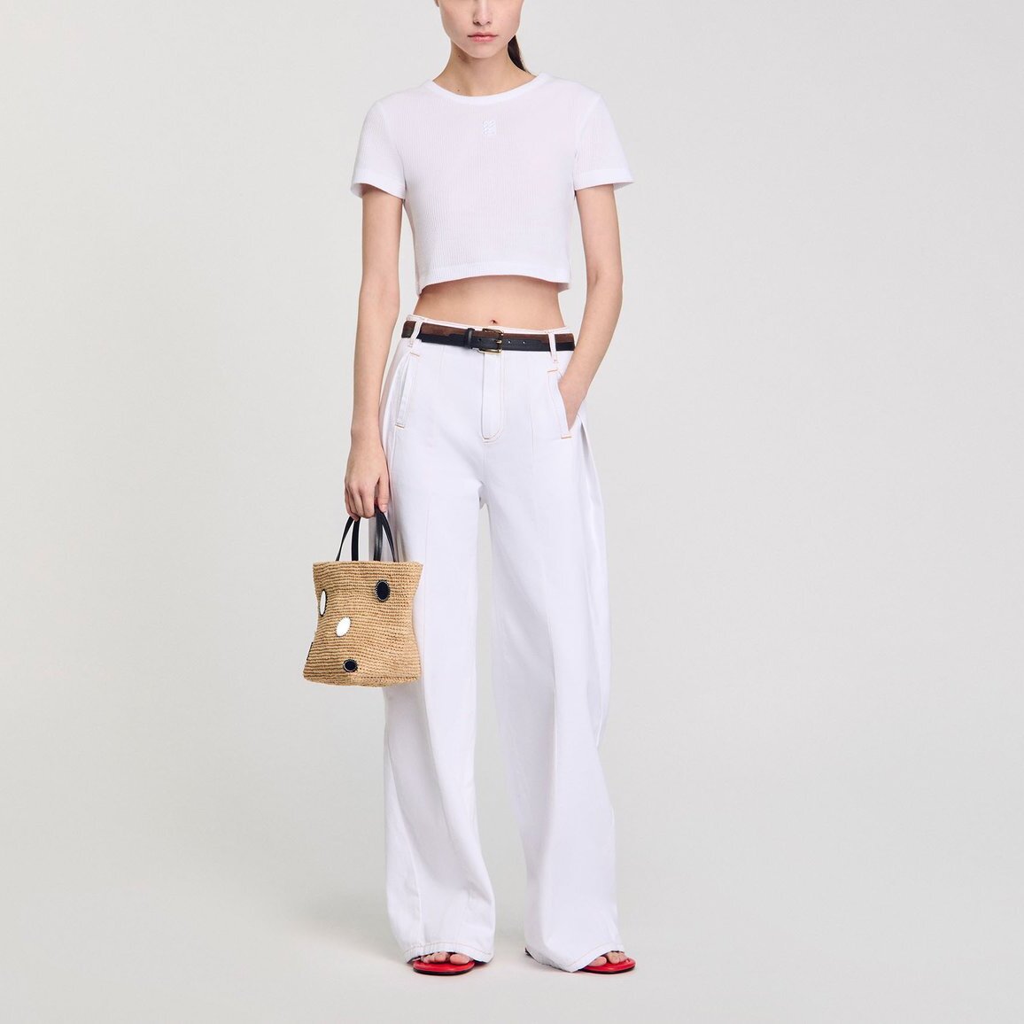 T-shirt court Sandro seconde main