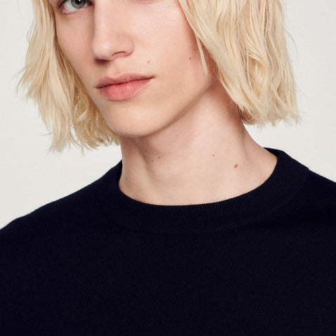 Pull en Maille fine en laine Sandro seconde main