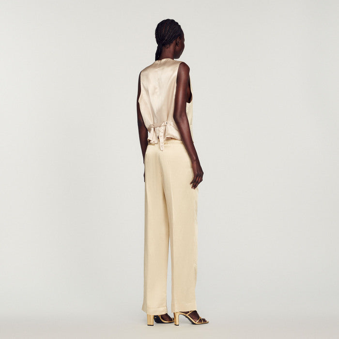 Gilet de costume Sandro seconde main