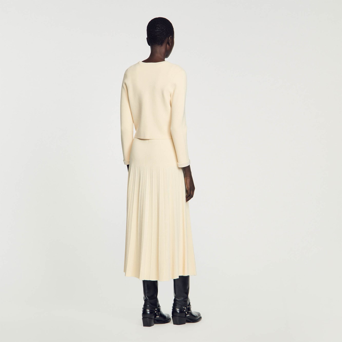 Cardigan orné de perles Sandro seconde main