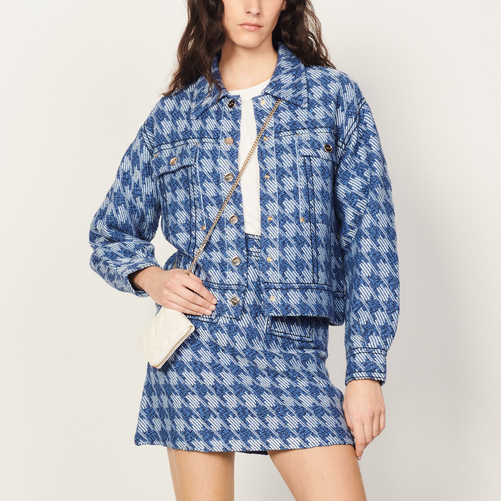 Veste pied de poule Sandro seconde main