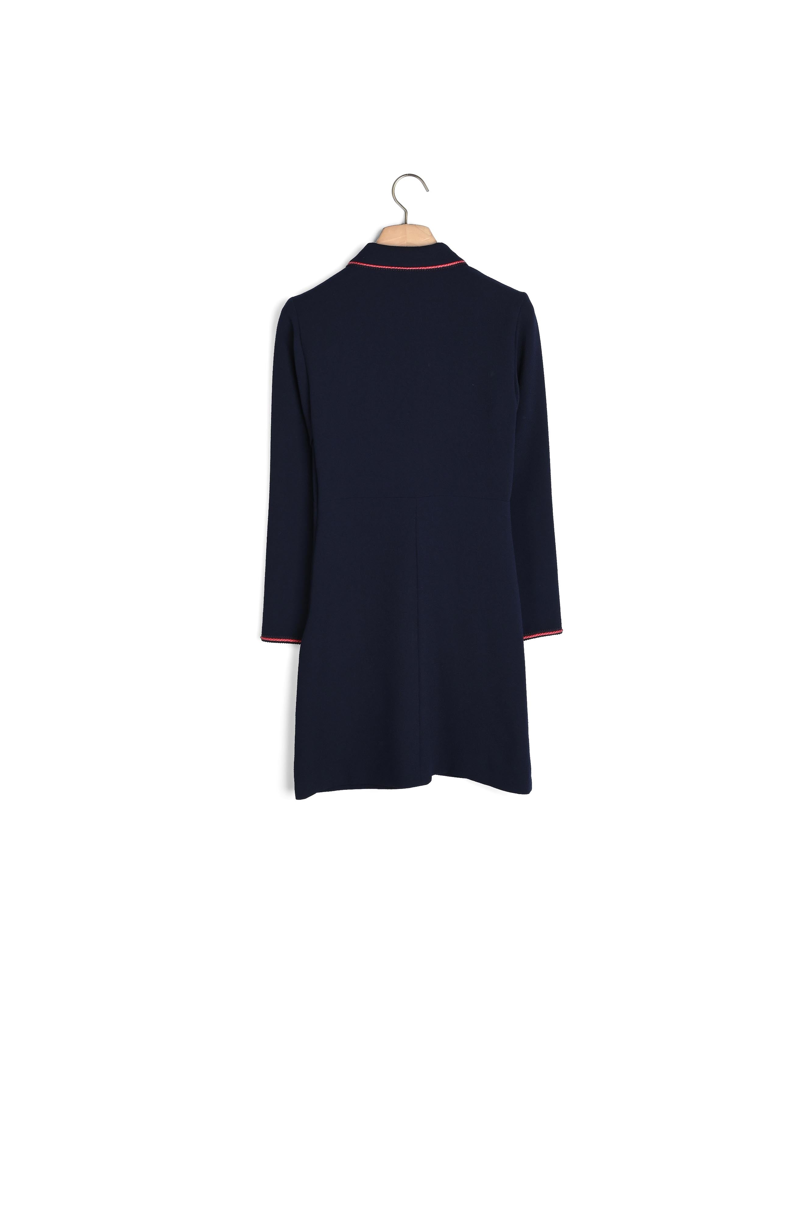 Robe  texturée à  galons Sandro seconde main