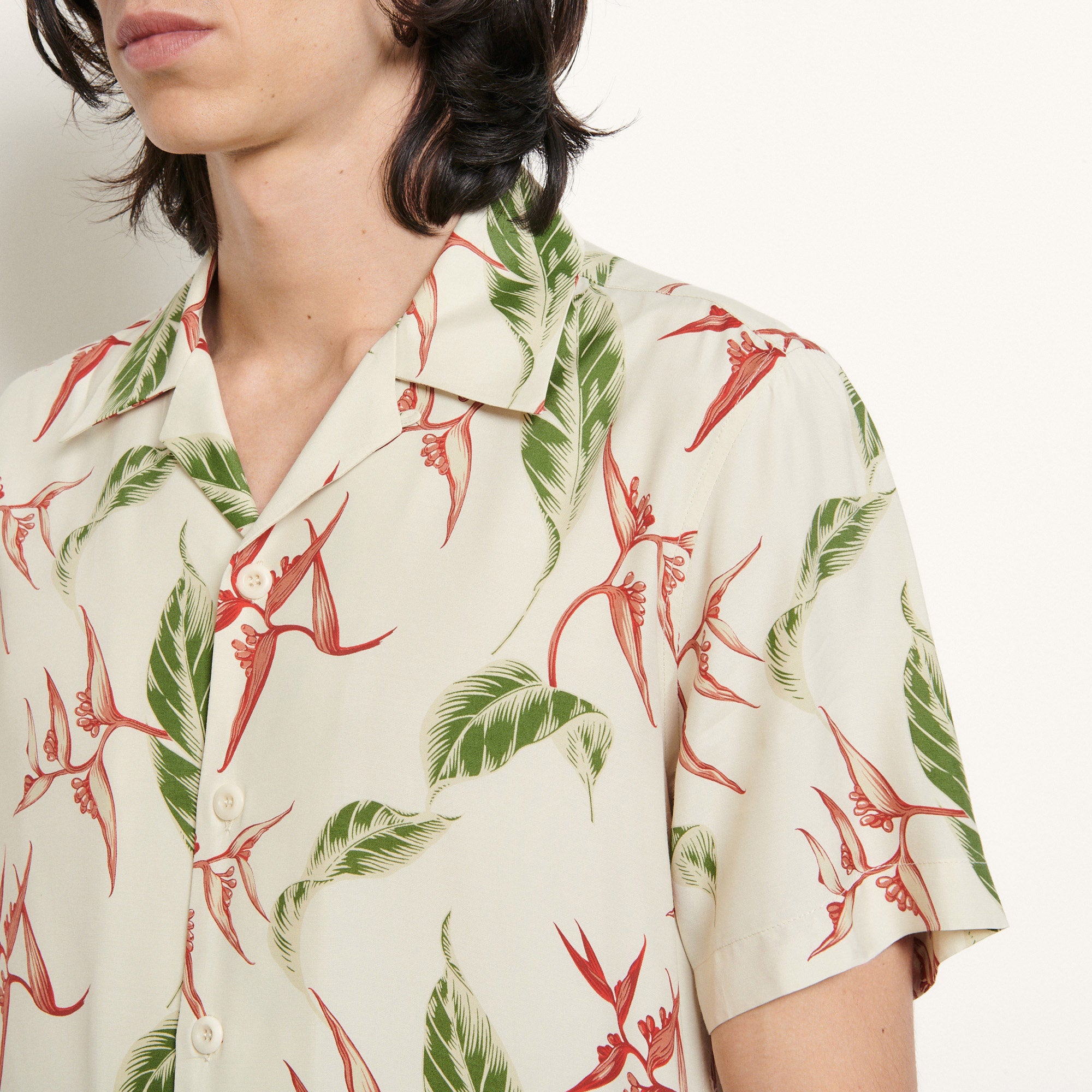 Chemise imprimée à manches courtes Sandro seconde main