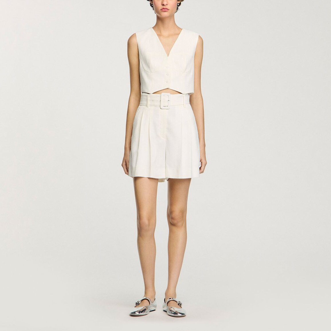 Short taille haute à sequins Sandro seconde main