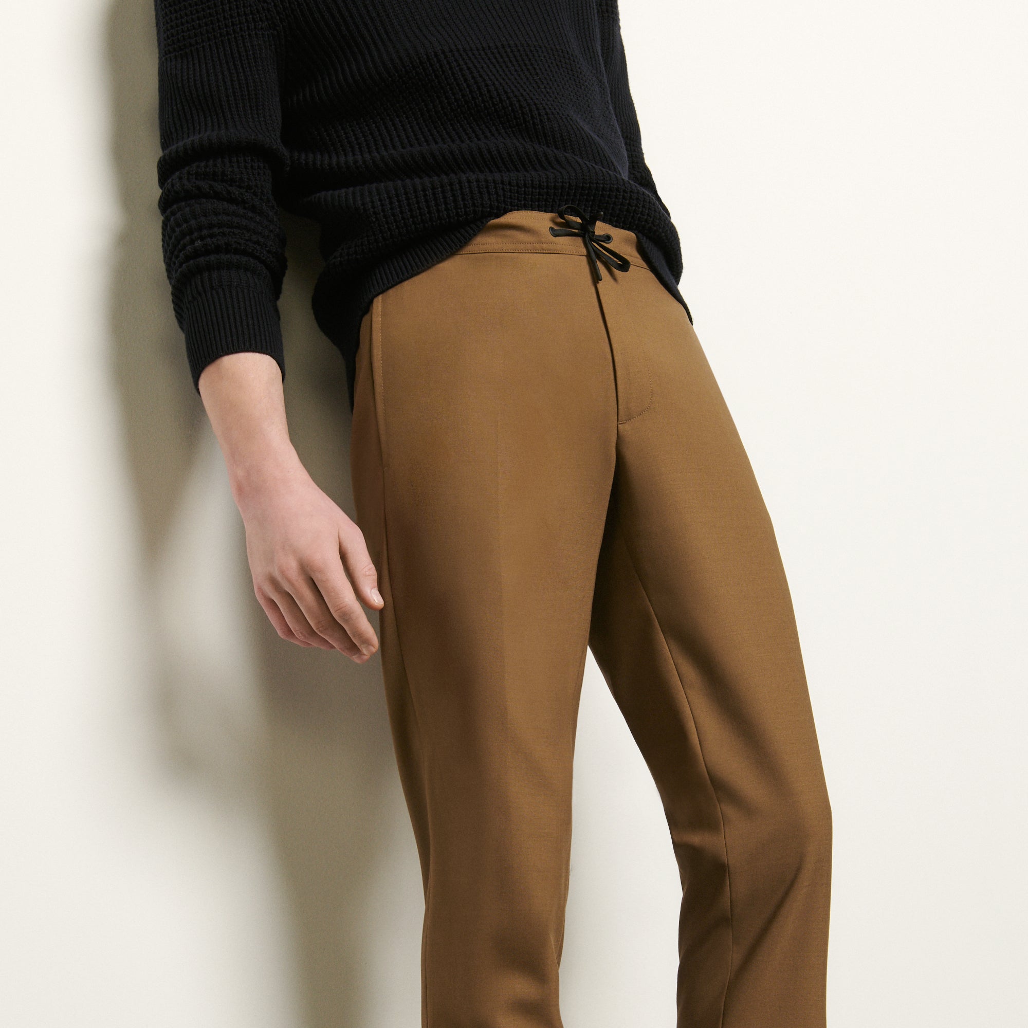 Pantalon à ceinture élastiquée Sandro seconde main