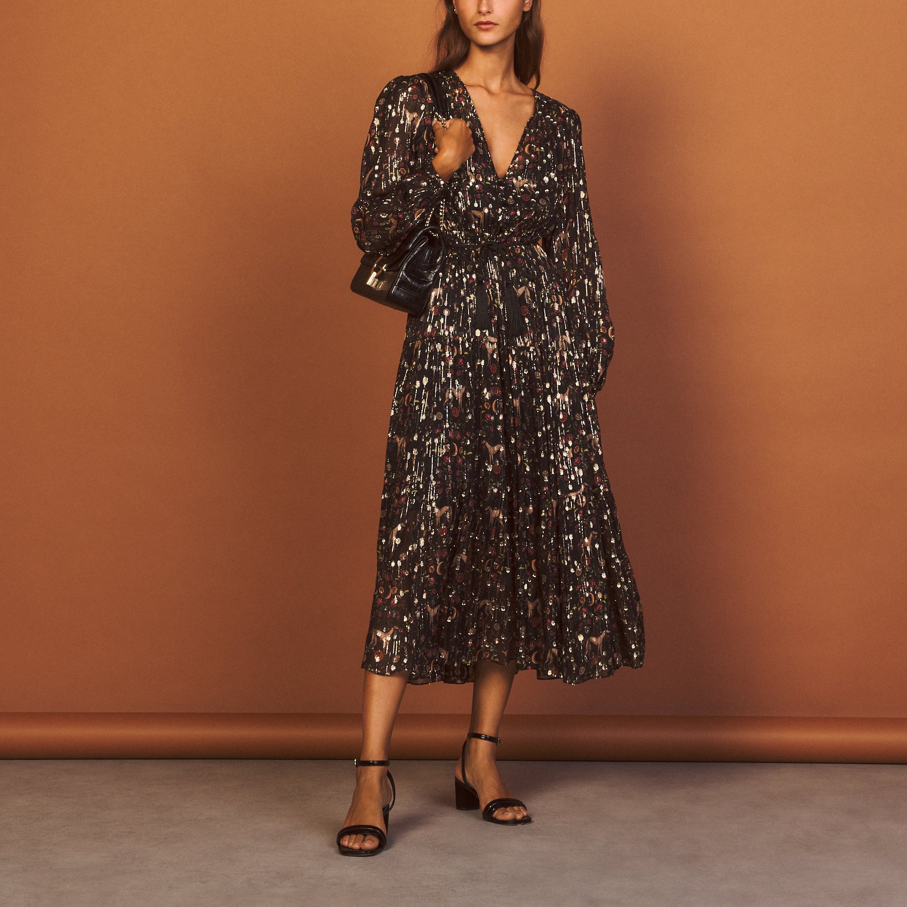 Robe Noir Sandro seconde main