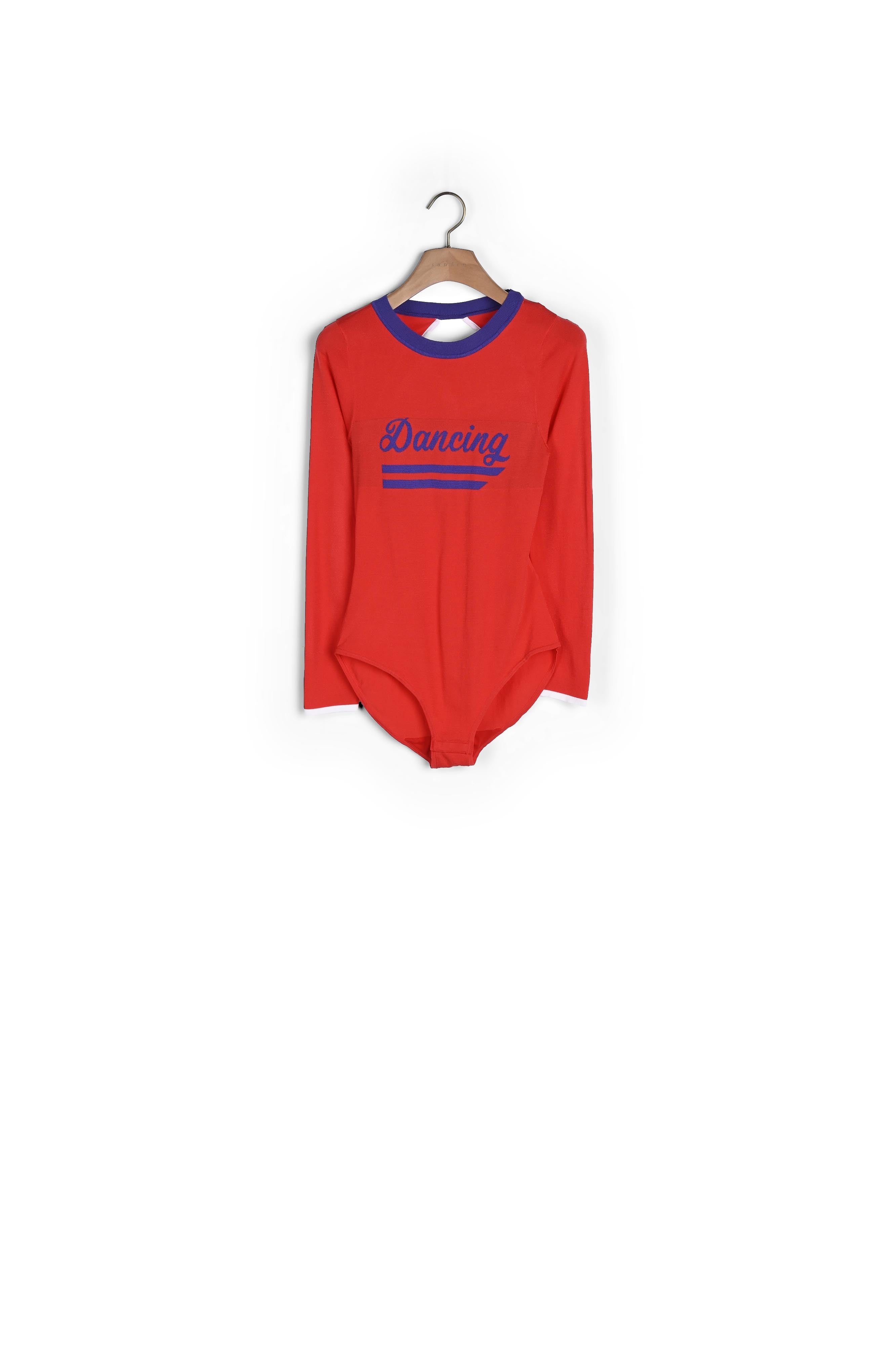 Body en Maille avec inscription Sandro seconde main