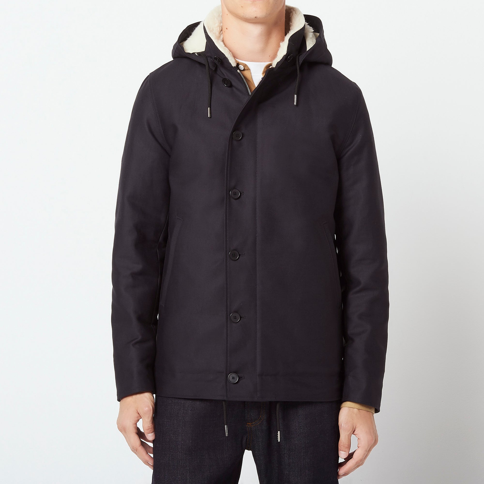 Parka col capuche et intérieur mouton Sandro seconde main