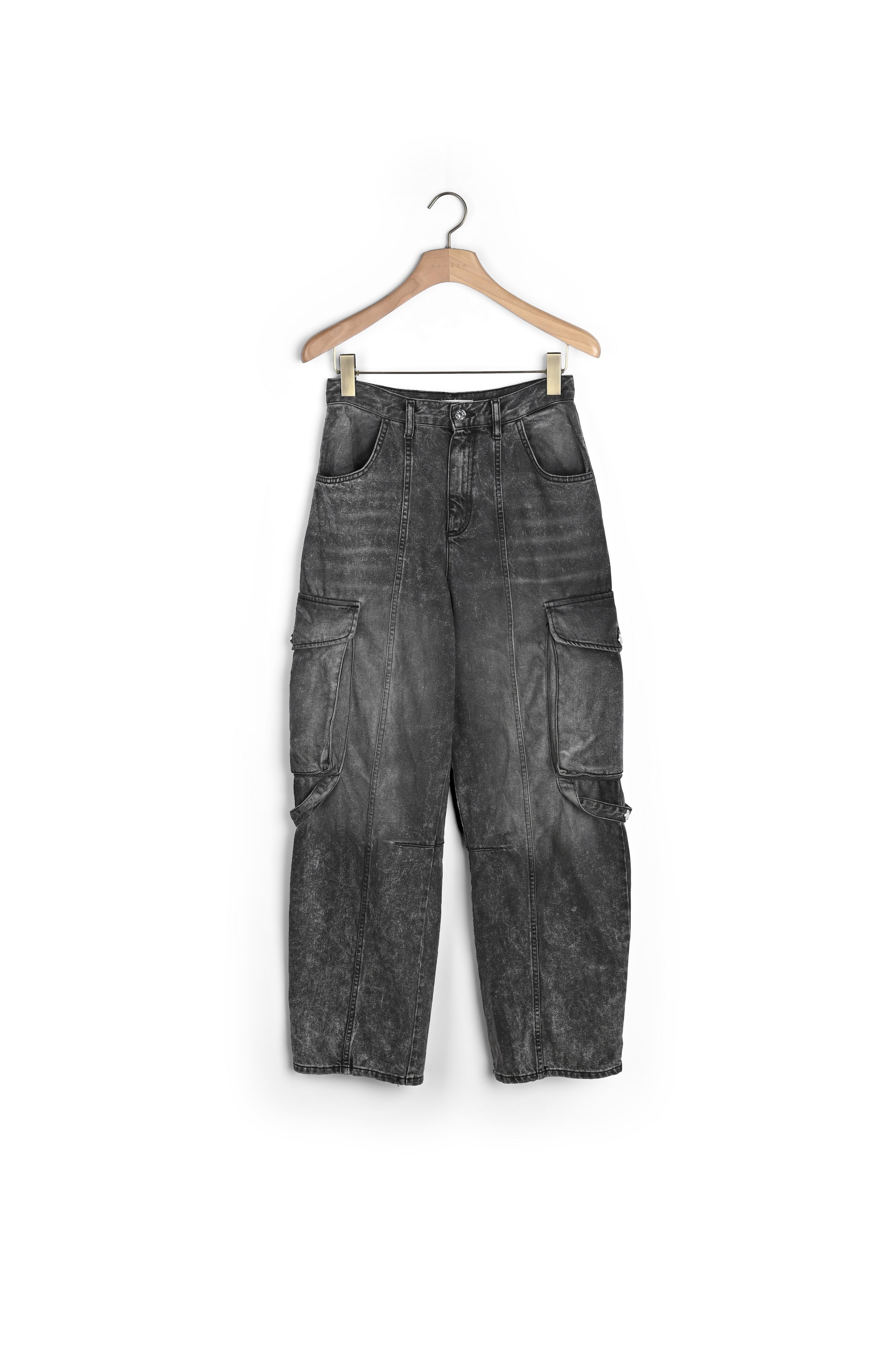 Jean cargo délavé Sandro seconde main