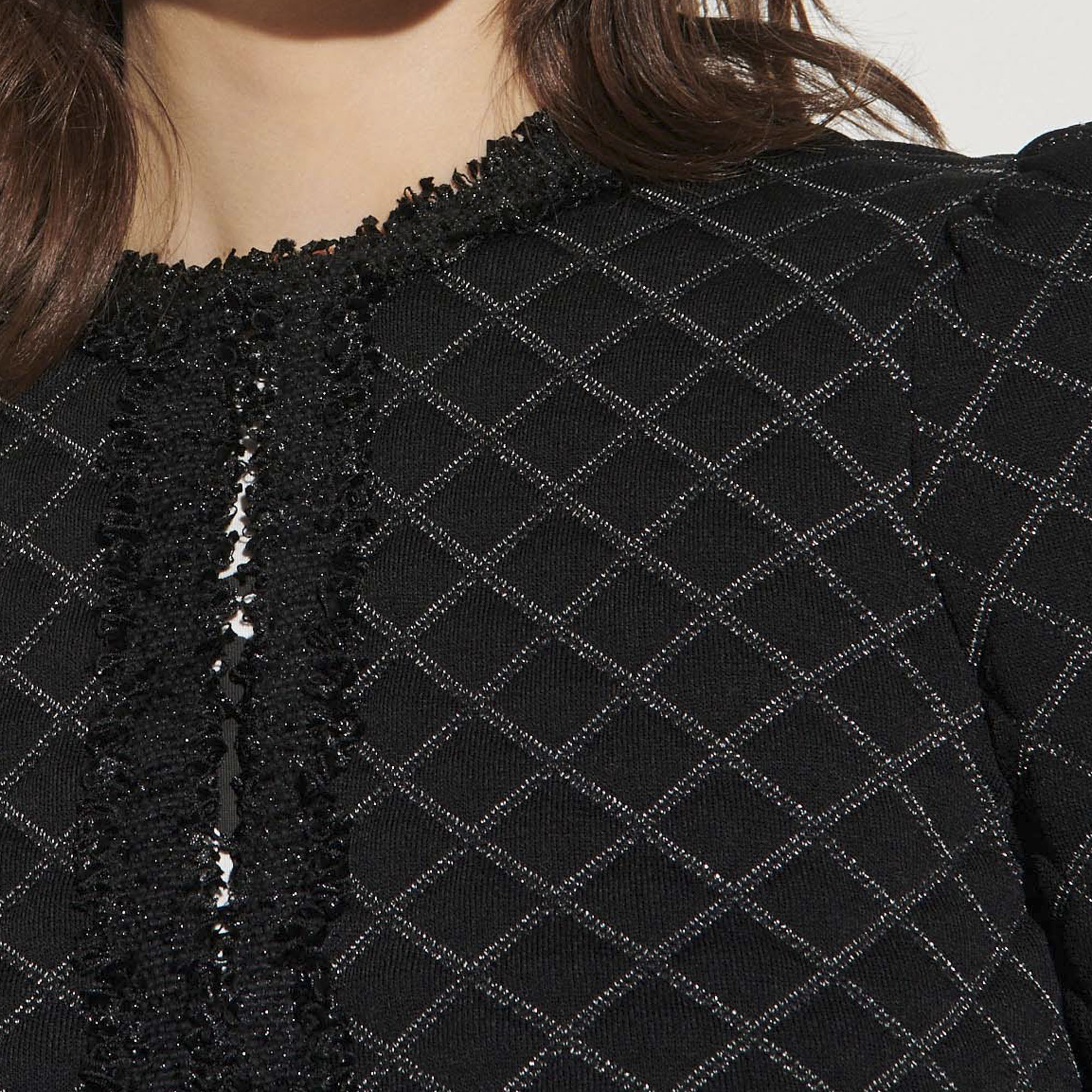 Cardigan à effet matelassé Sandro seconde main