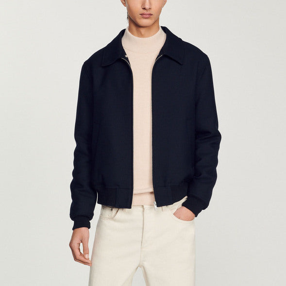 Blouson à col amovible Sandro seconde main