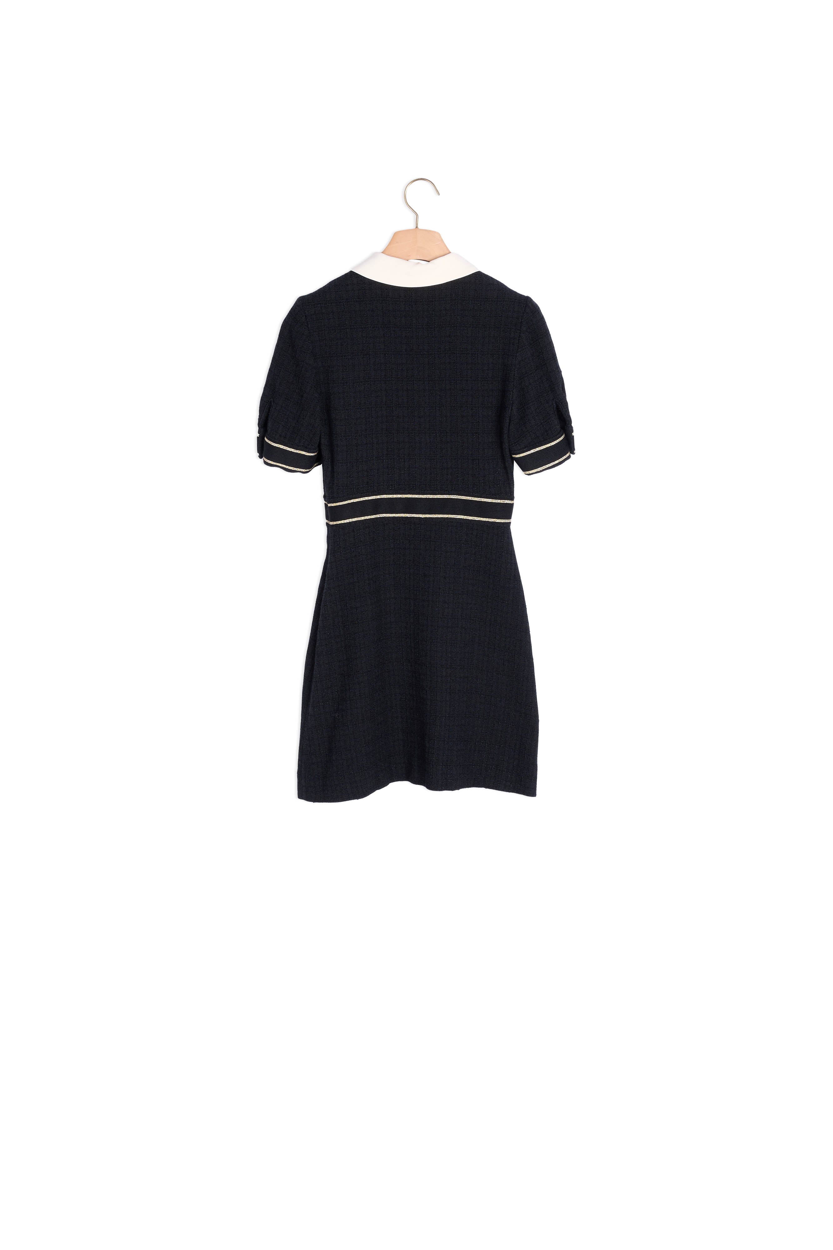 Robe manches courtes en tweed Sandro seconde main