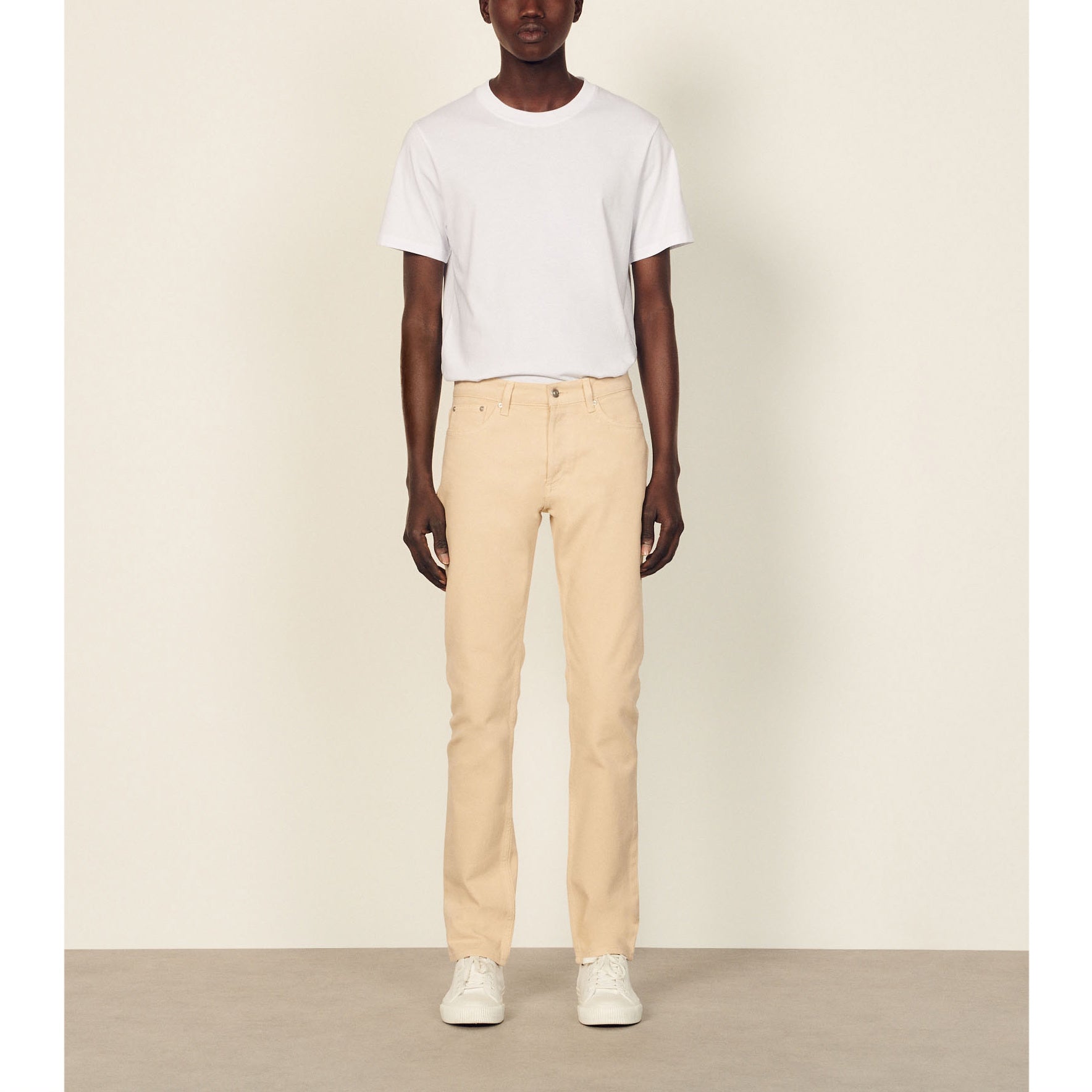 Jean en coton coupe slim Sandro seconde main