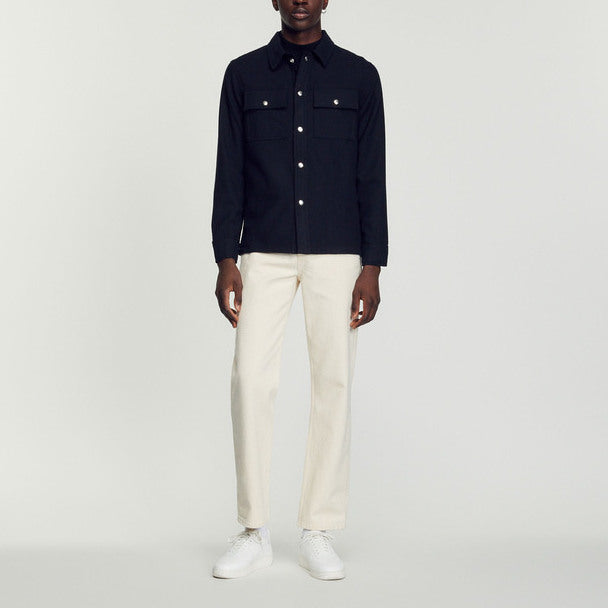 SurChemise en laine Sandro seconde main