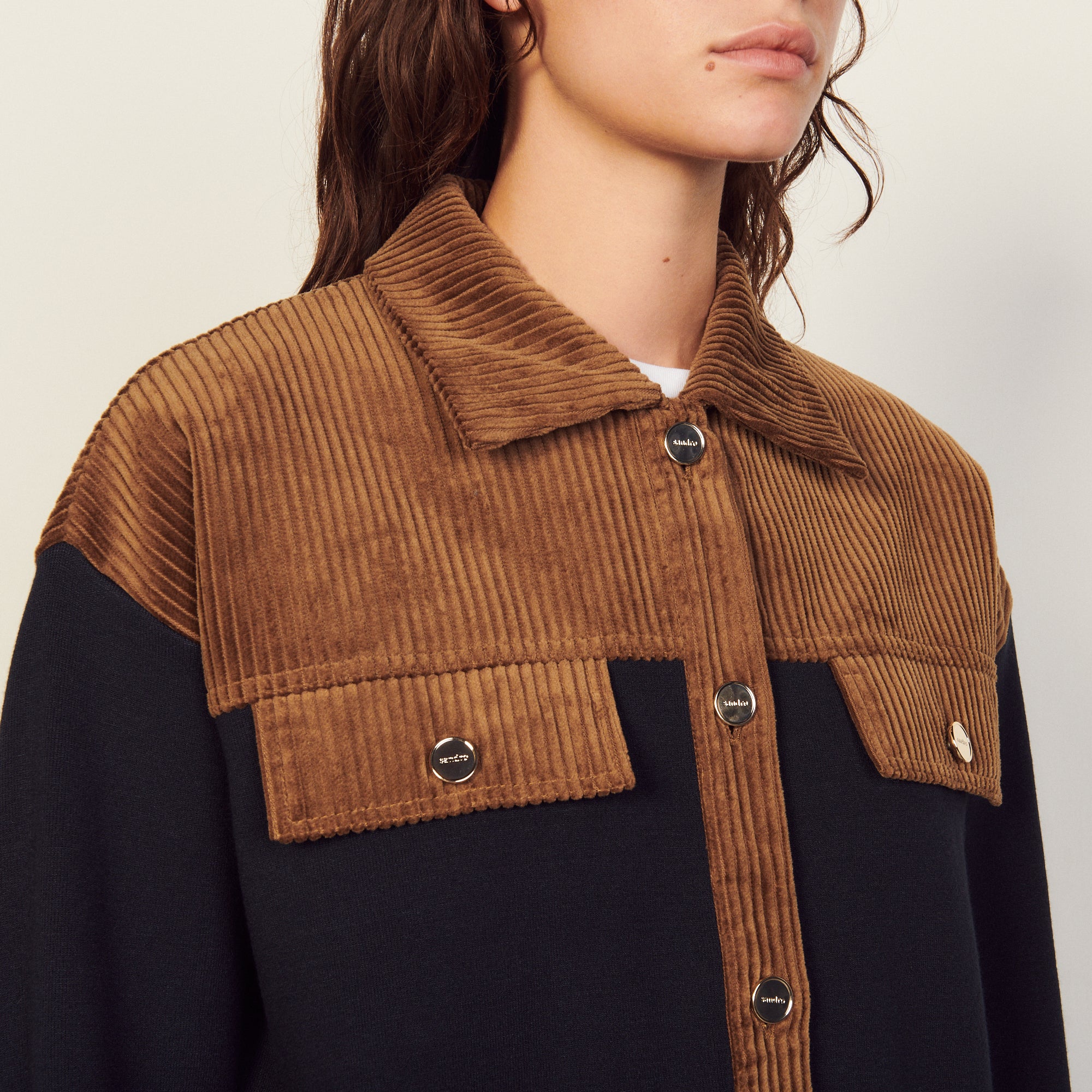 CARDIGAN Marine Sandro seconde main