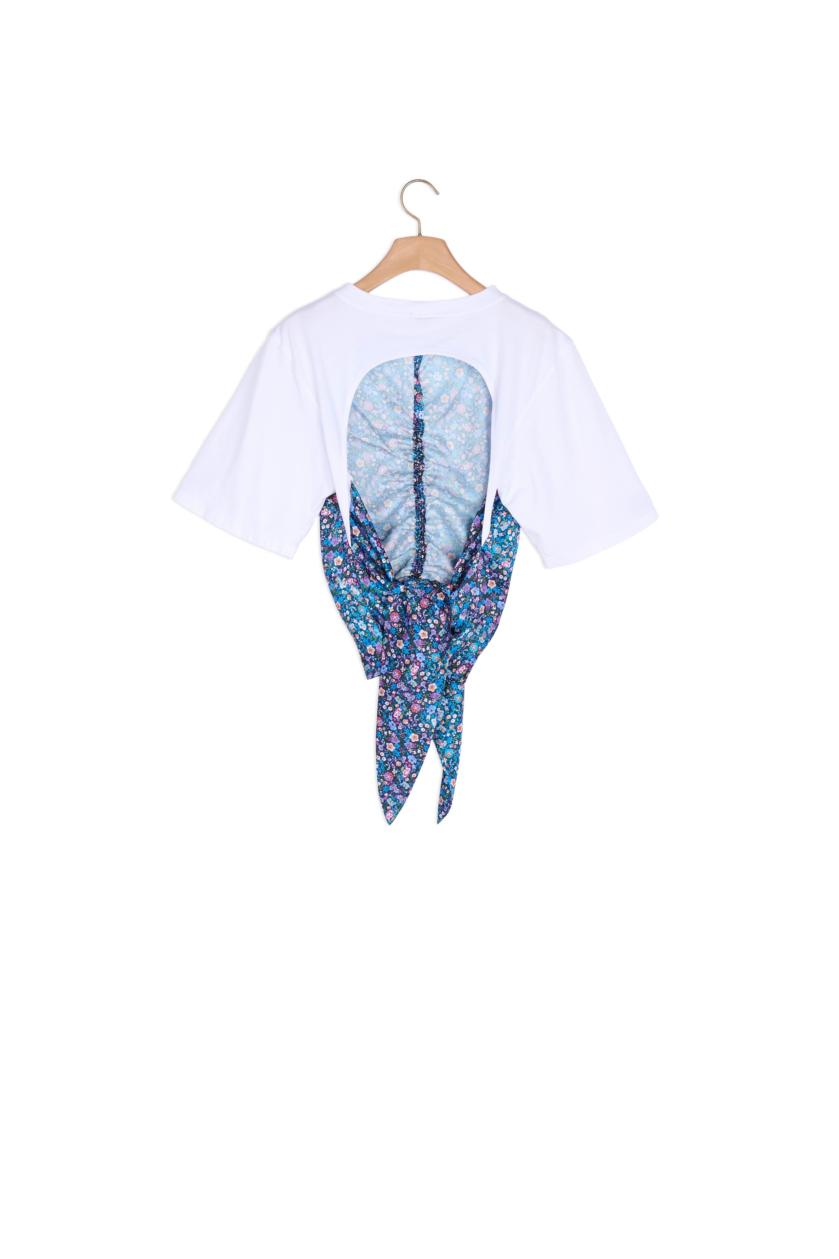 T-shirt foulard ouvert au dos Sandro seconde main