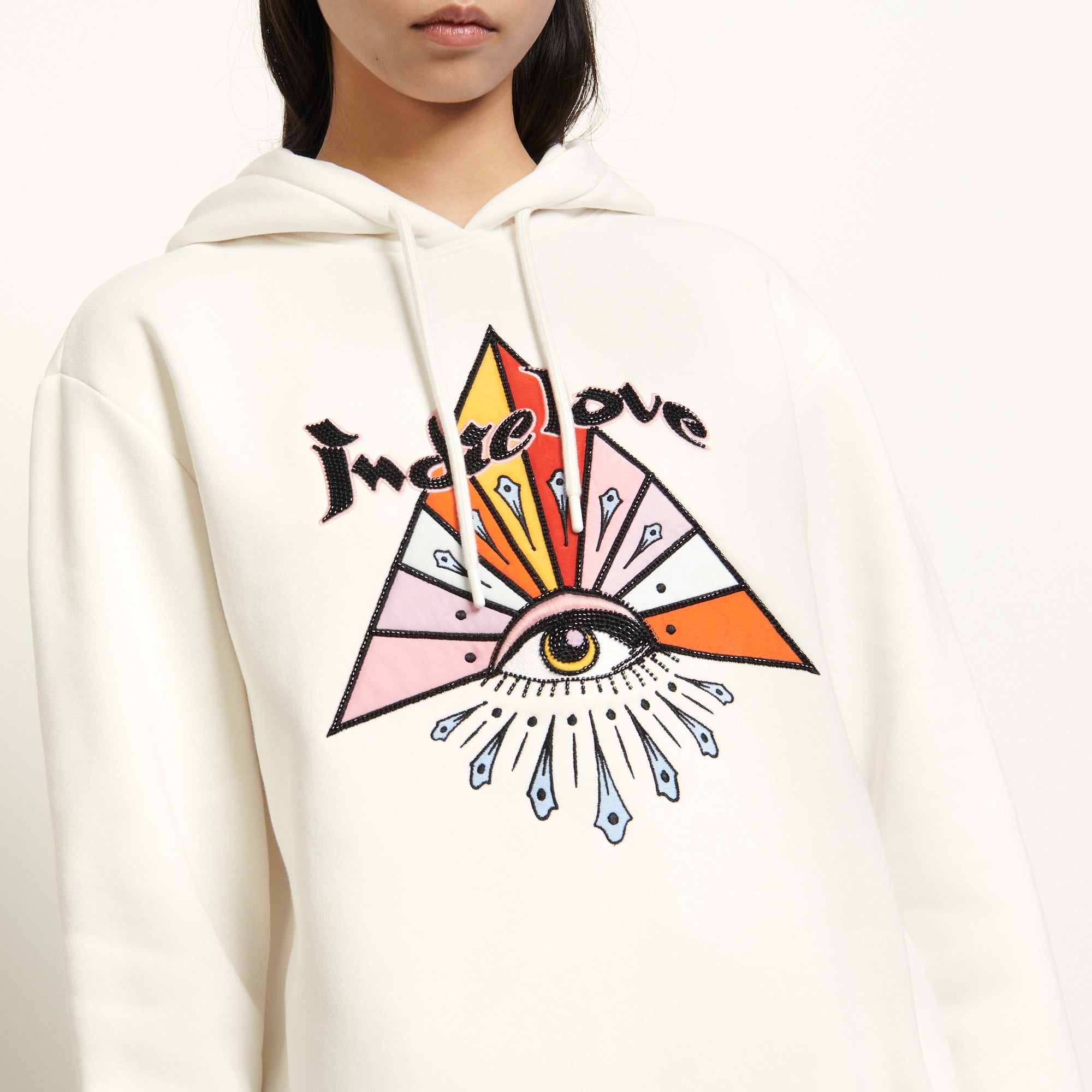 Hoodie brodé Sandro seconde main