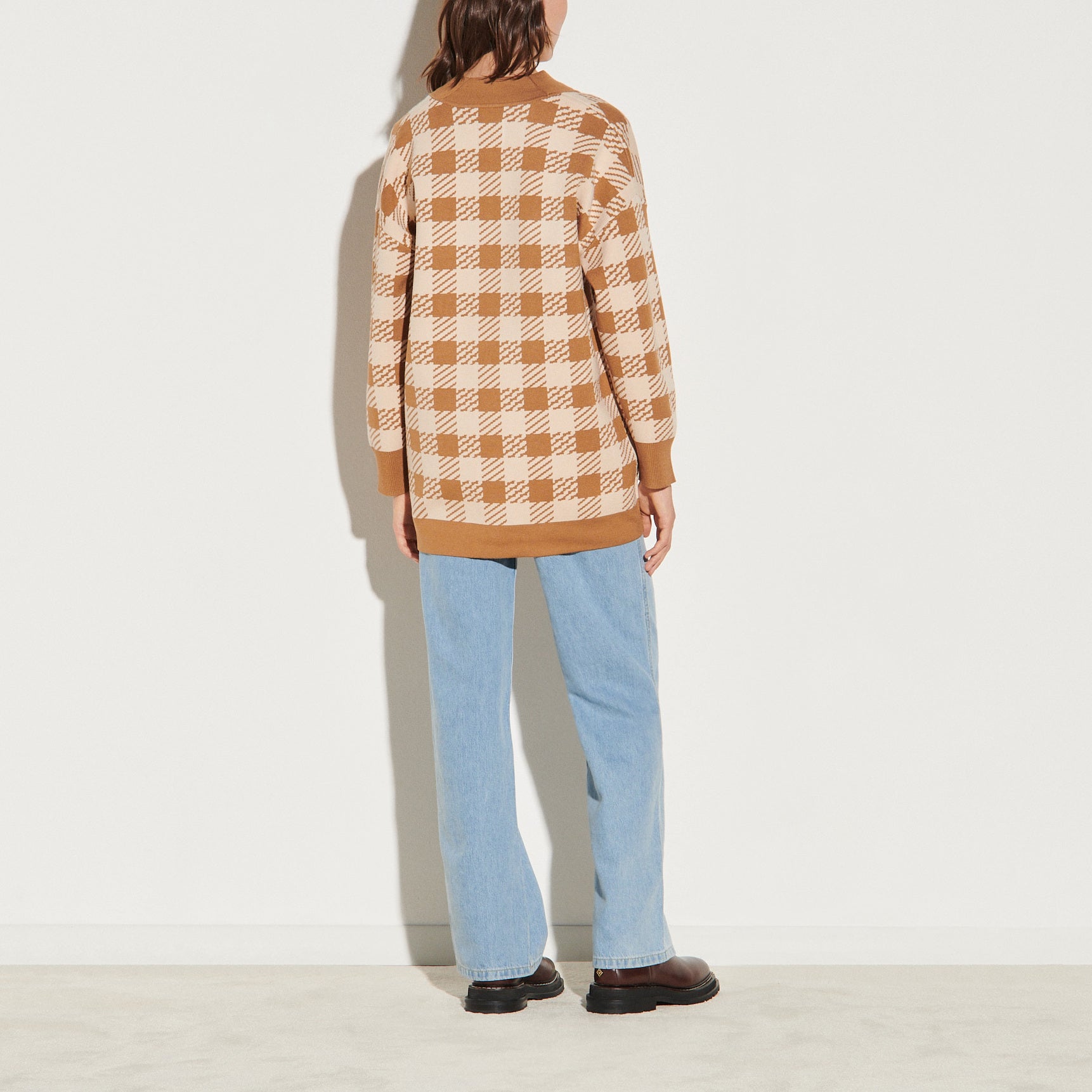 Cardicoat imprimé vichy Sandro seconde main