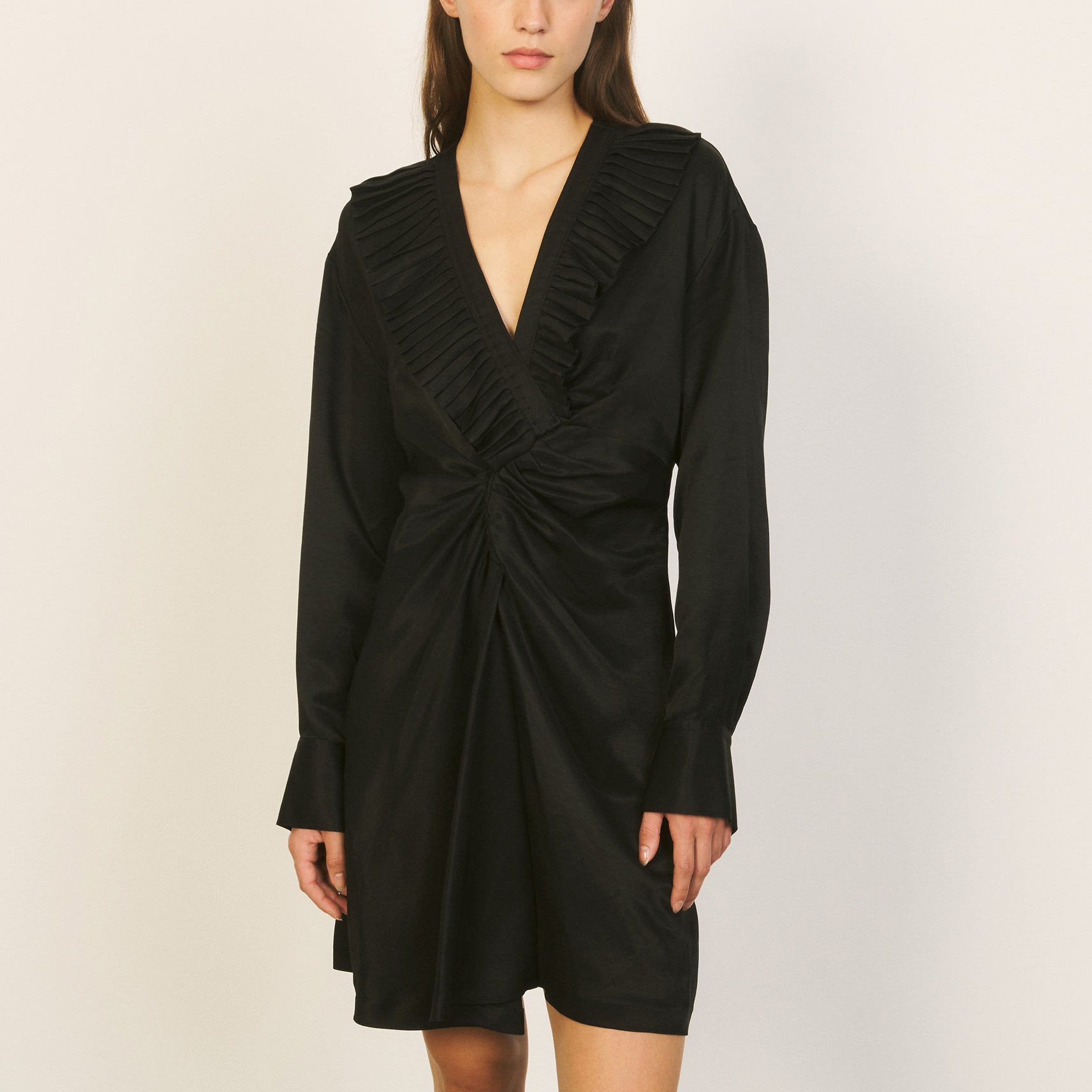 Robe courte avec volants froncés Sandro seconde main