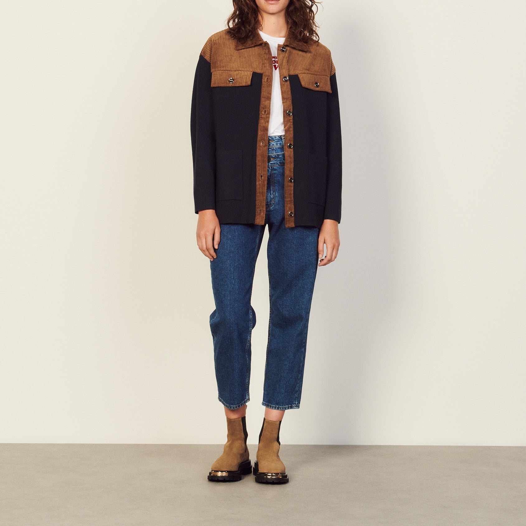 CARDIGAN Marine Sandro seconde main