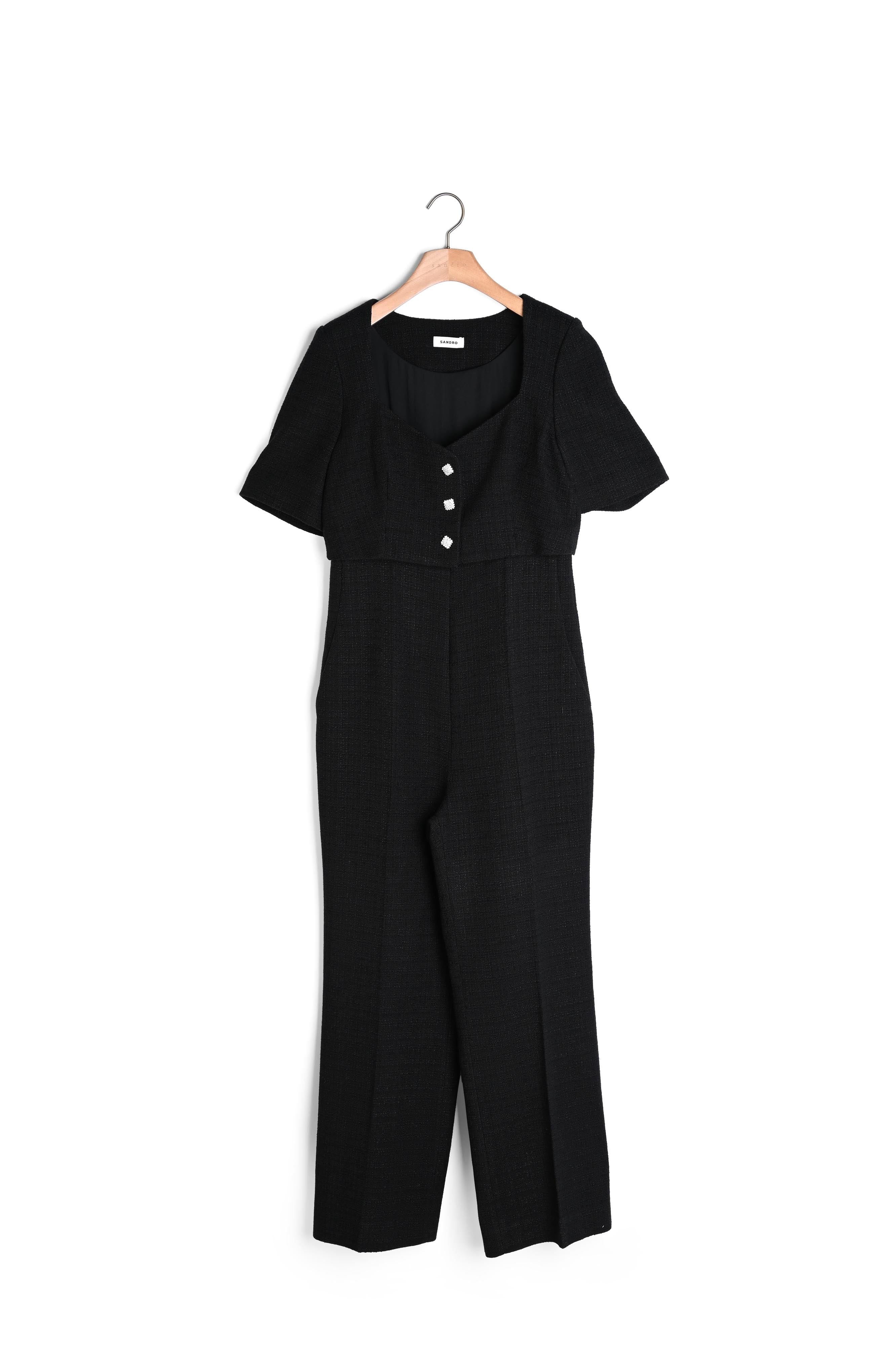 Combinaison Pantalon en tweed Sandro seconde main