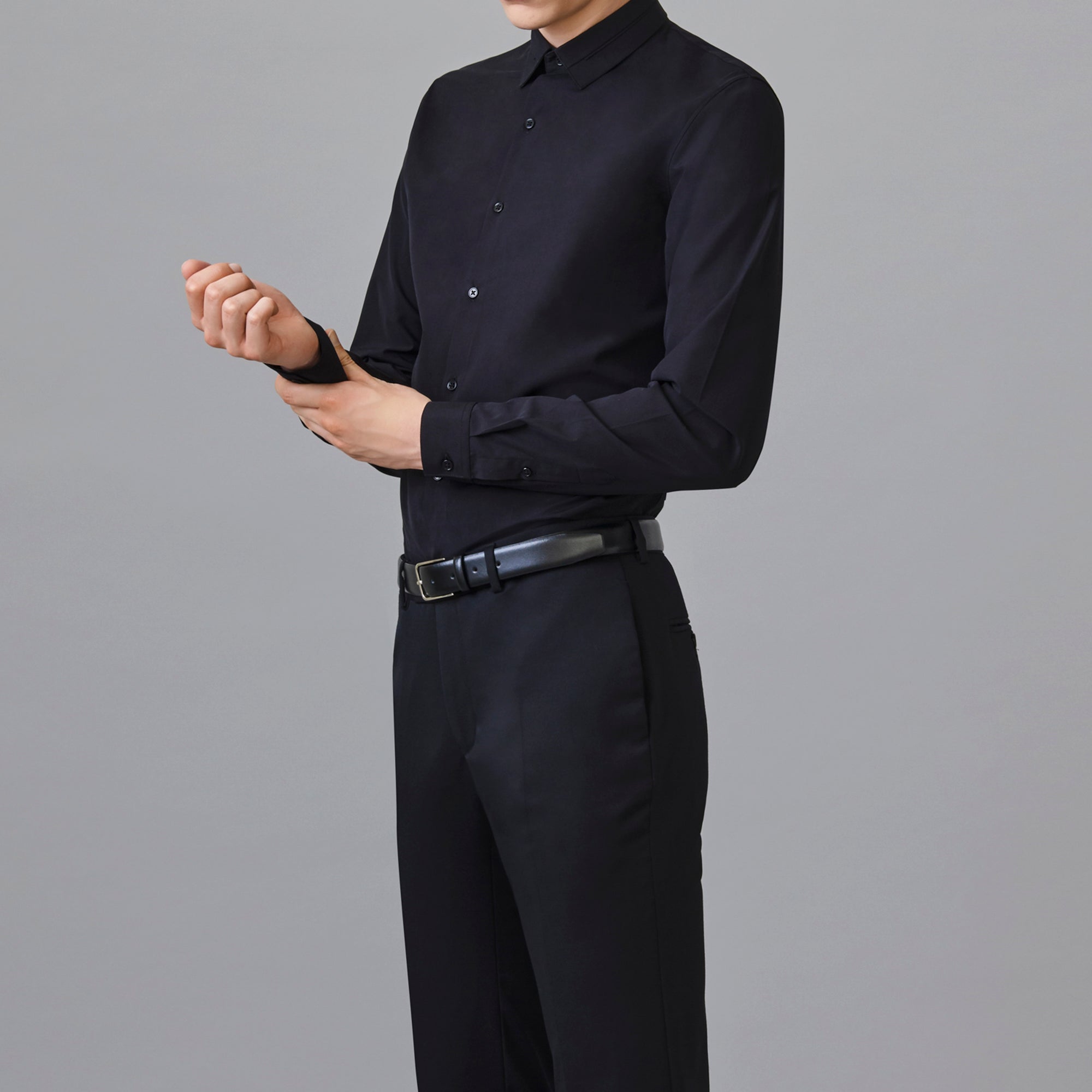 Chemise Noir Sandro seconde main