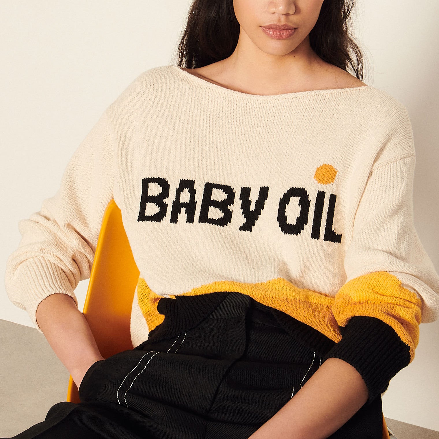 Pull graphique Sandro seconde main