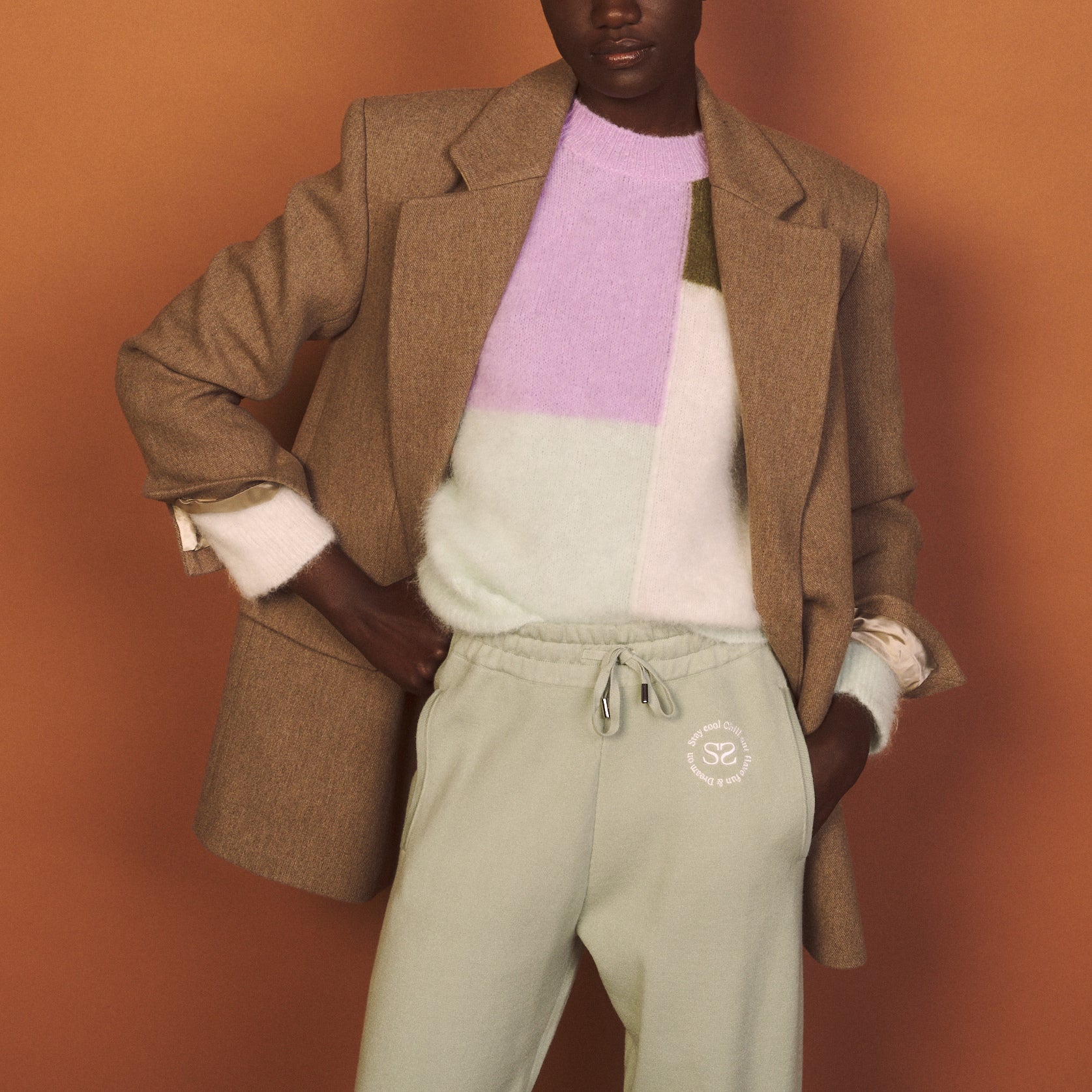 Pull Violet Sandro seconde main