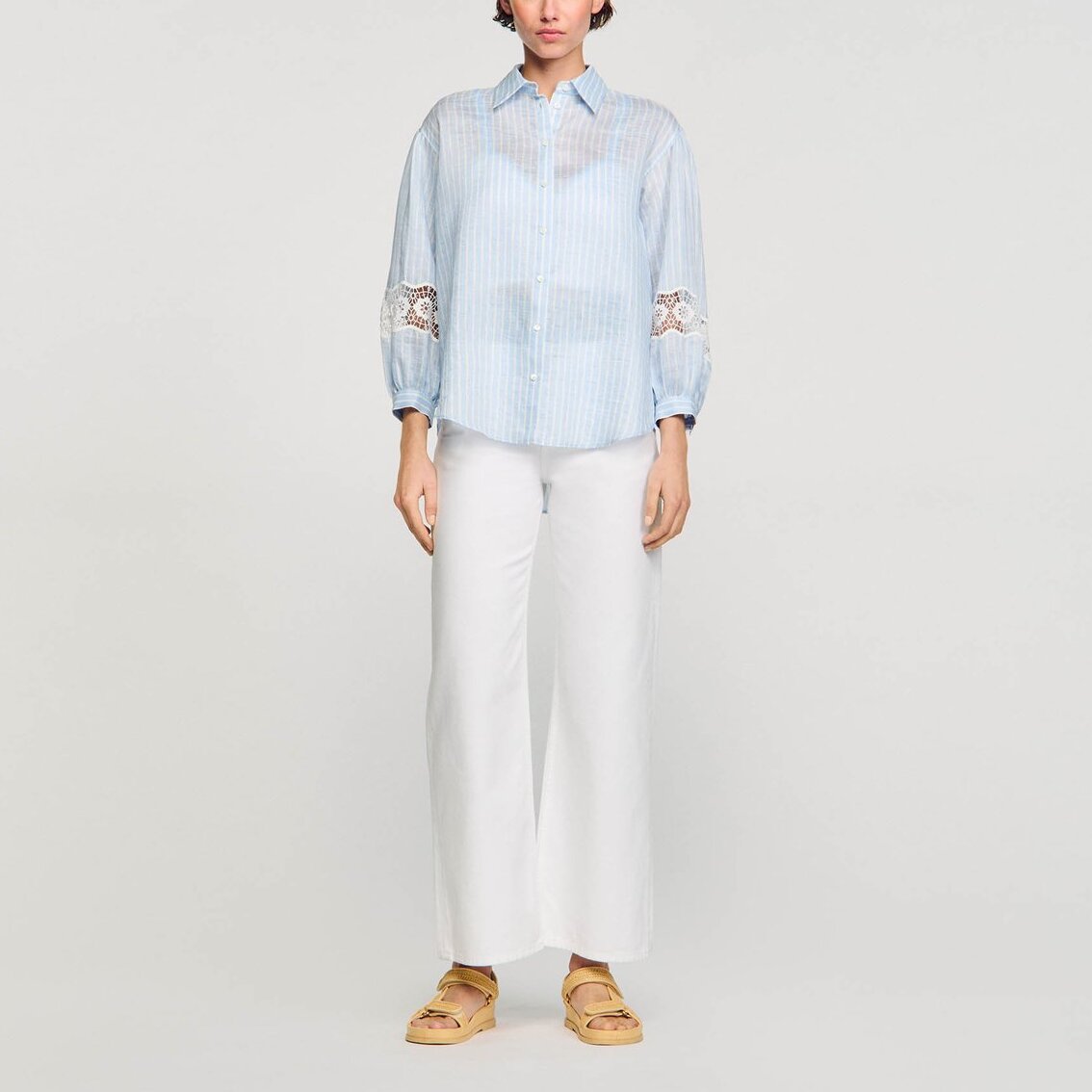 Chemise à rayures Sandro seconde main