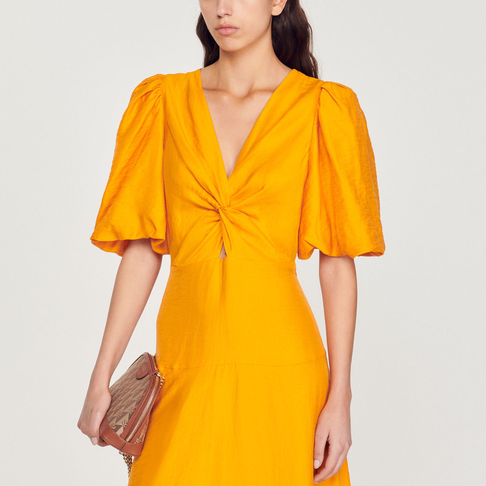 Robe longue manches courtes Sandro seconde main