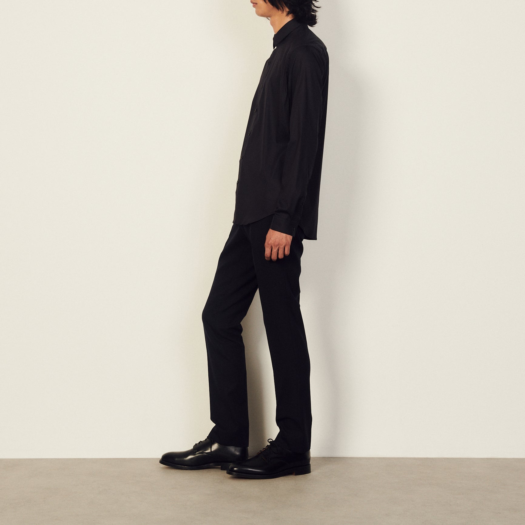 Chemise en coton stretch Sandro seconde main