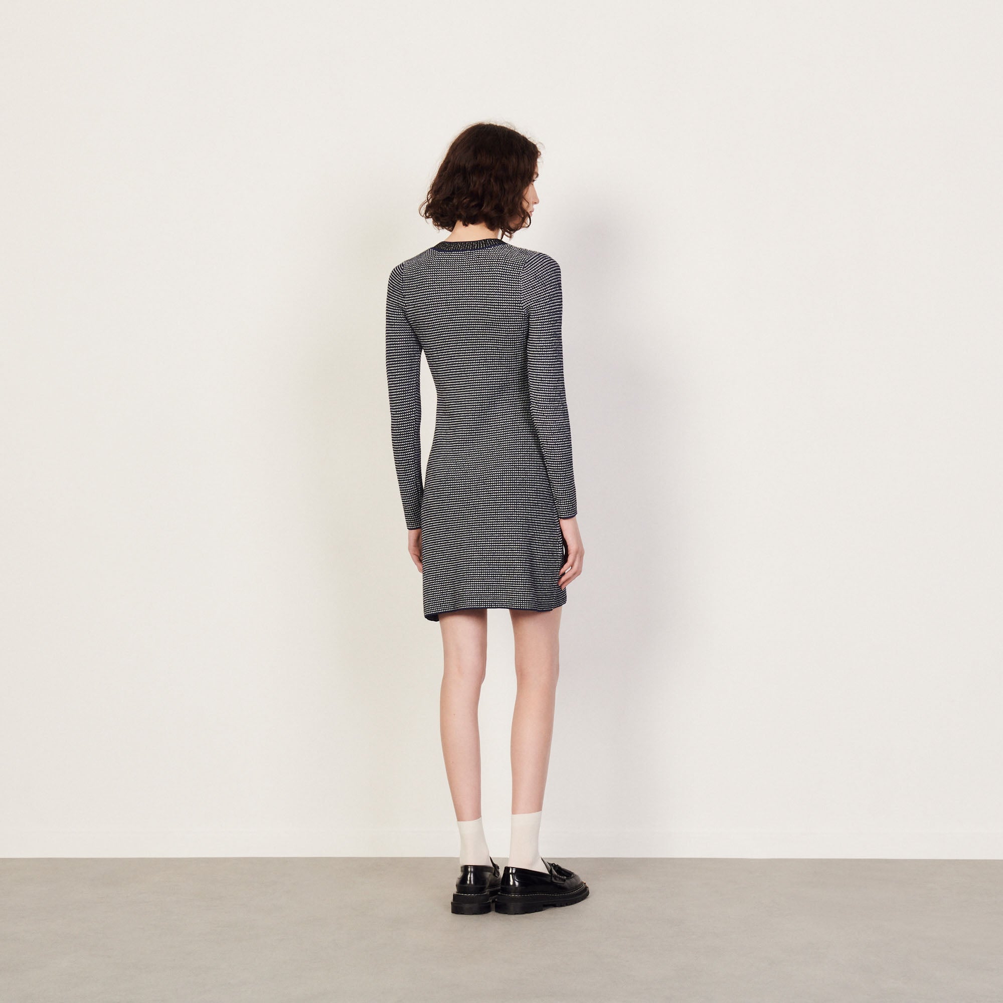 Robe en Maille fantaisie Sandro seconde main