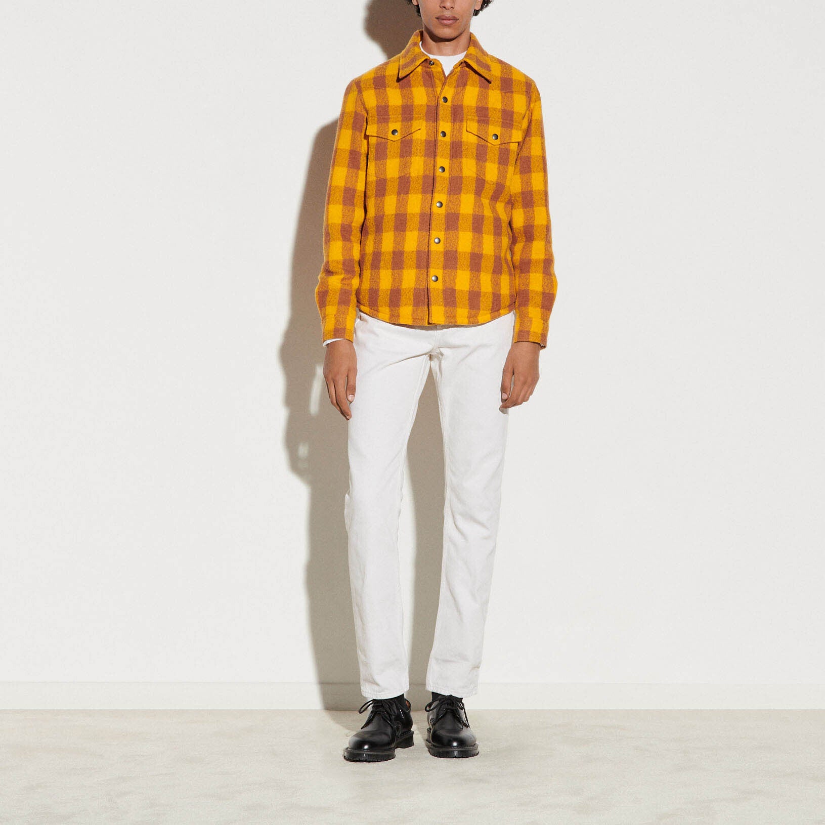 Blouson à carreaux Sandro seconde main