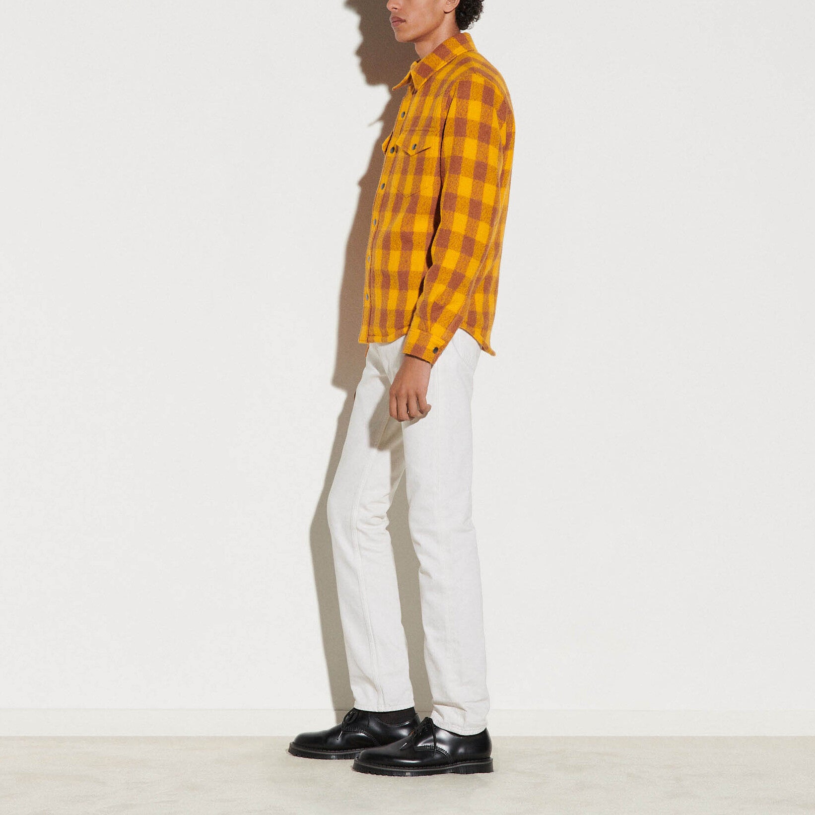 Blouson à carreaux Sandro seconde main