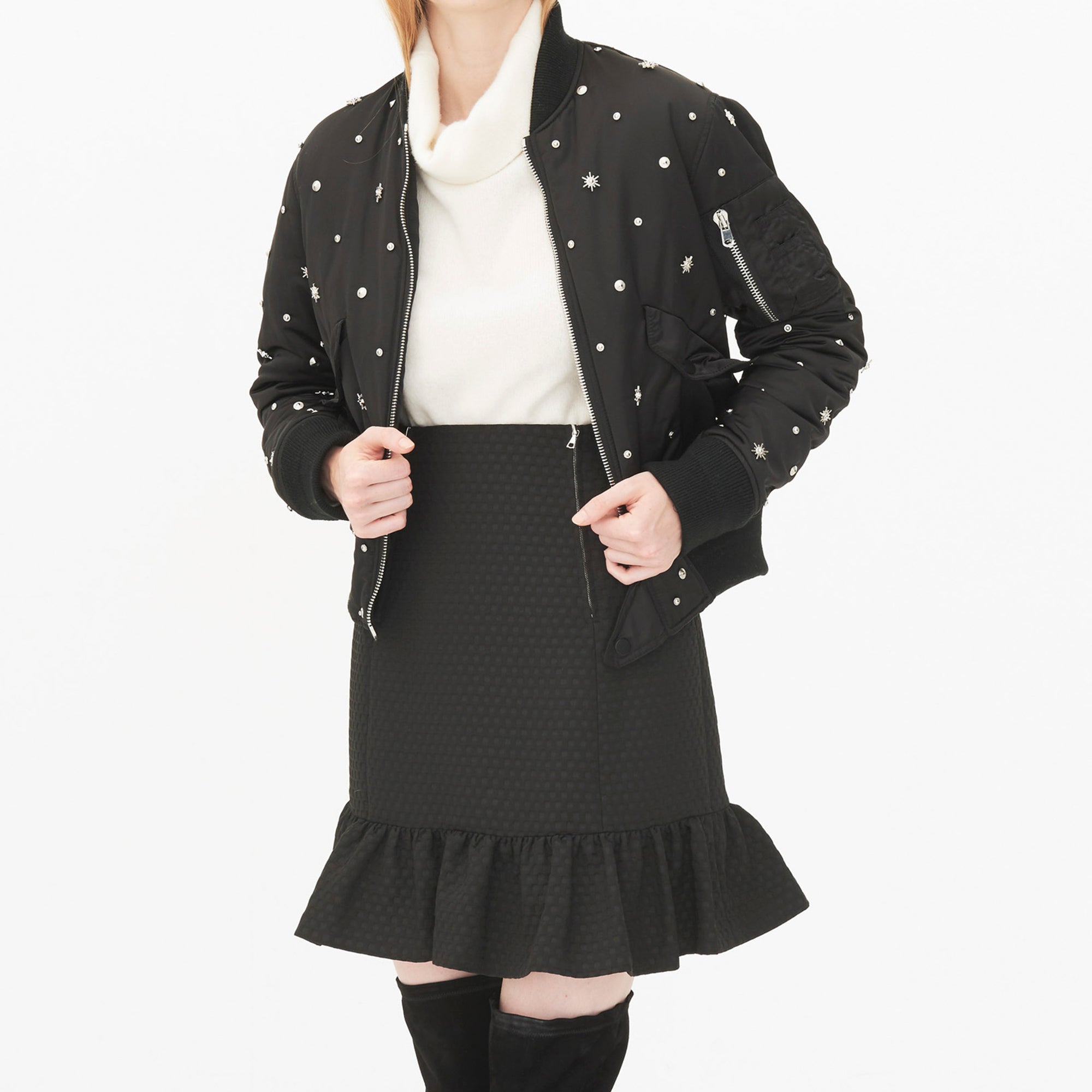 Blouson Noir Sandro seconde main