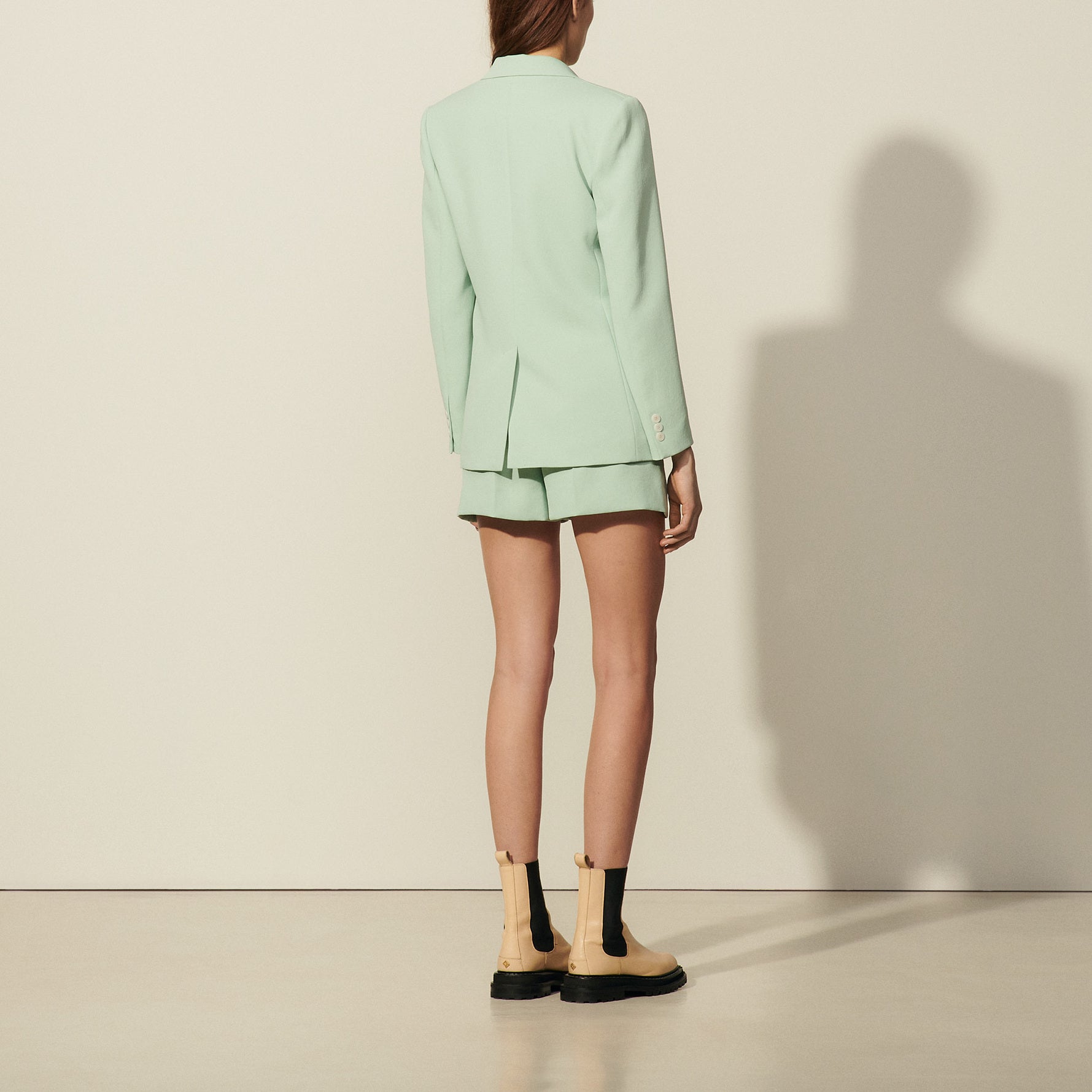 Veste de tailleur en crêpe Sandro seconde main