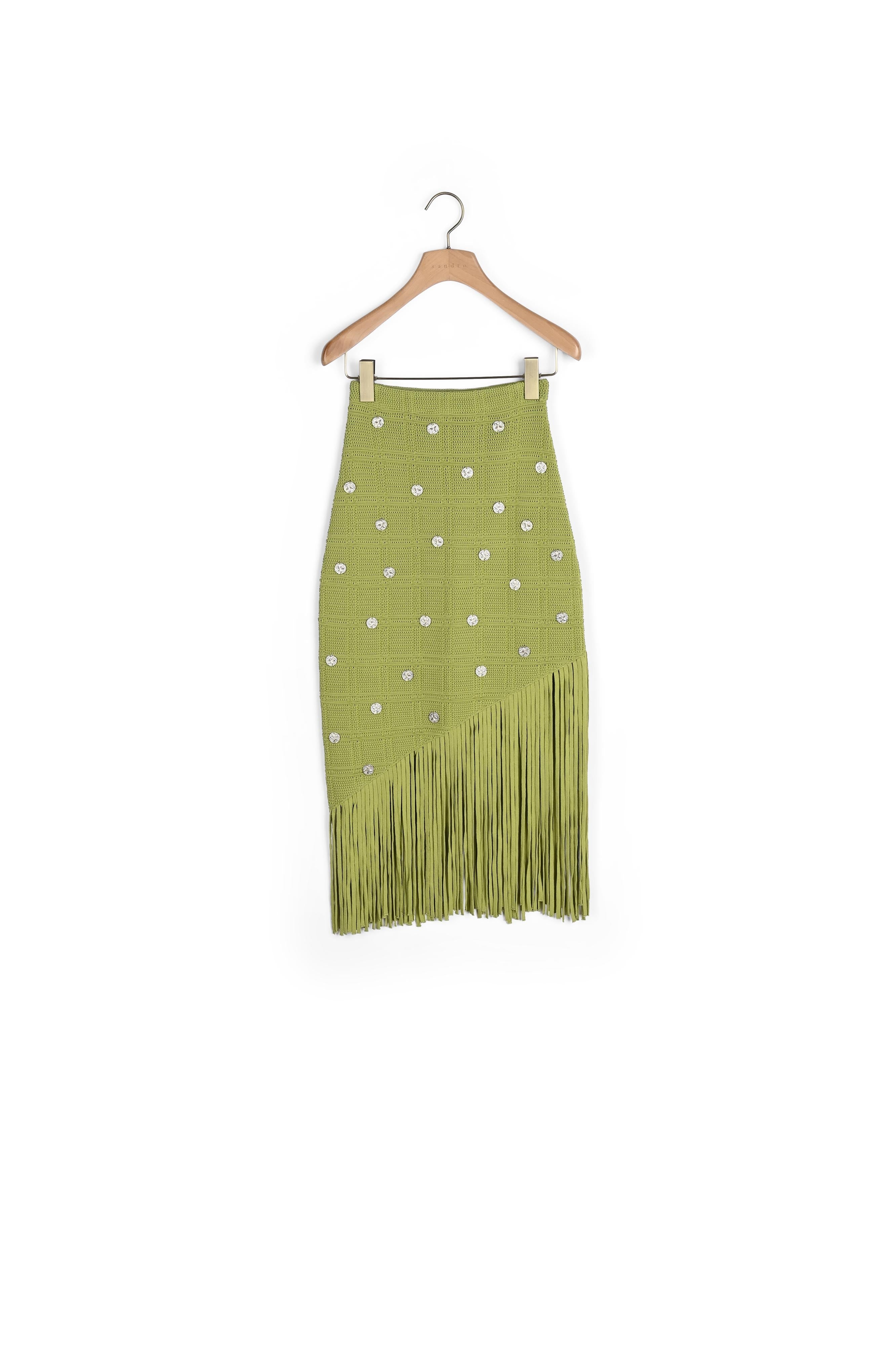 Jupe en Maille frangée Sandro seconde main