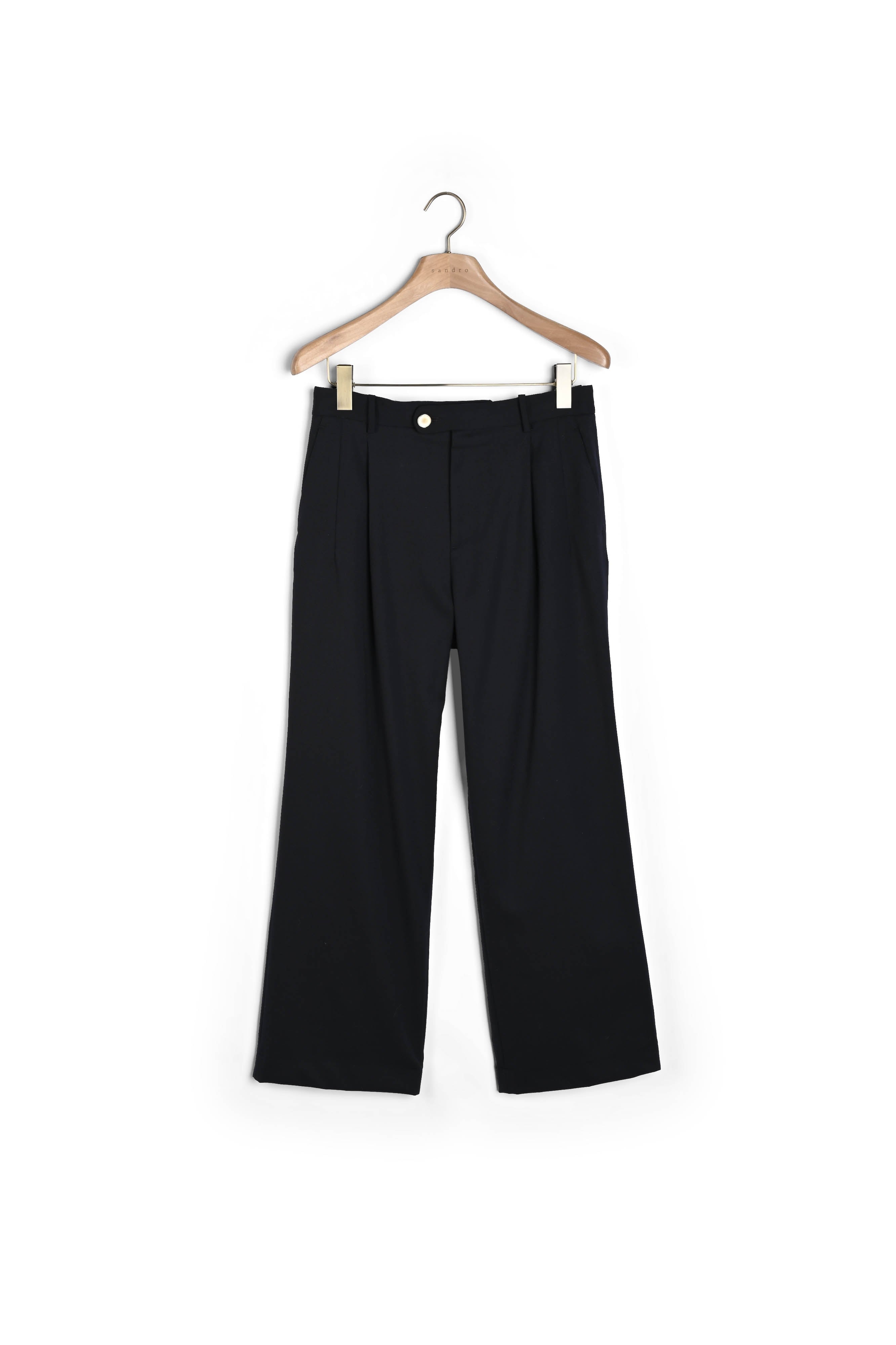 Pantalon en laine Sandro seconde main