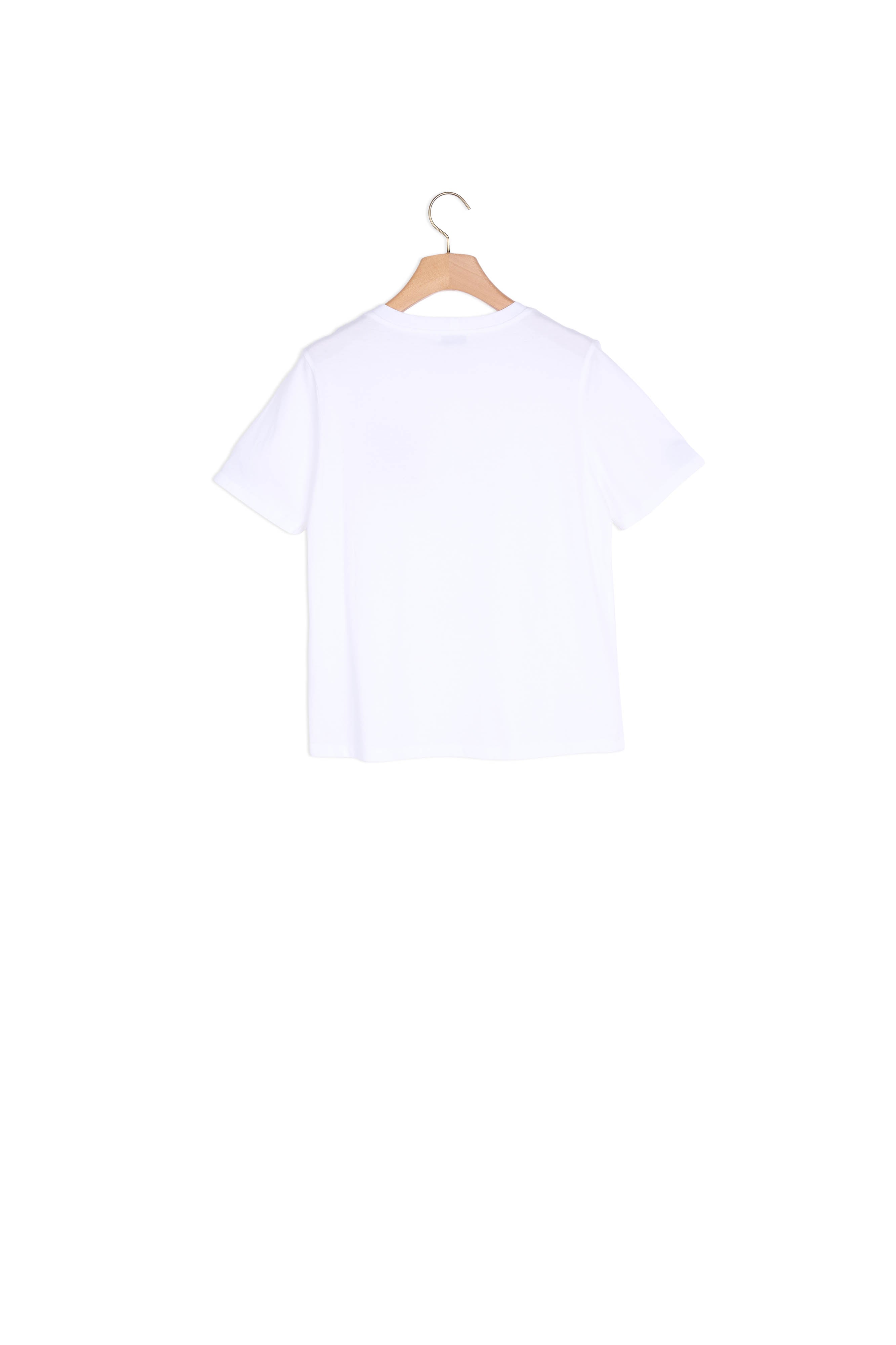 T-shirt avec broderie à la poitrine Sandro seconde main