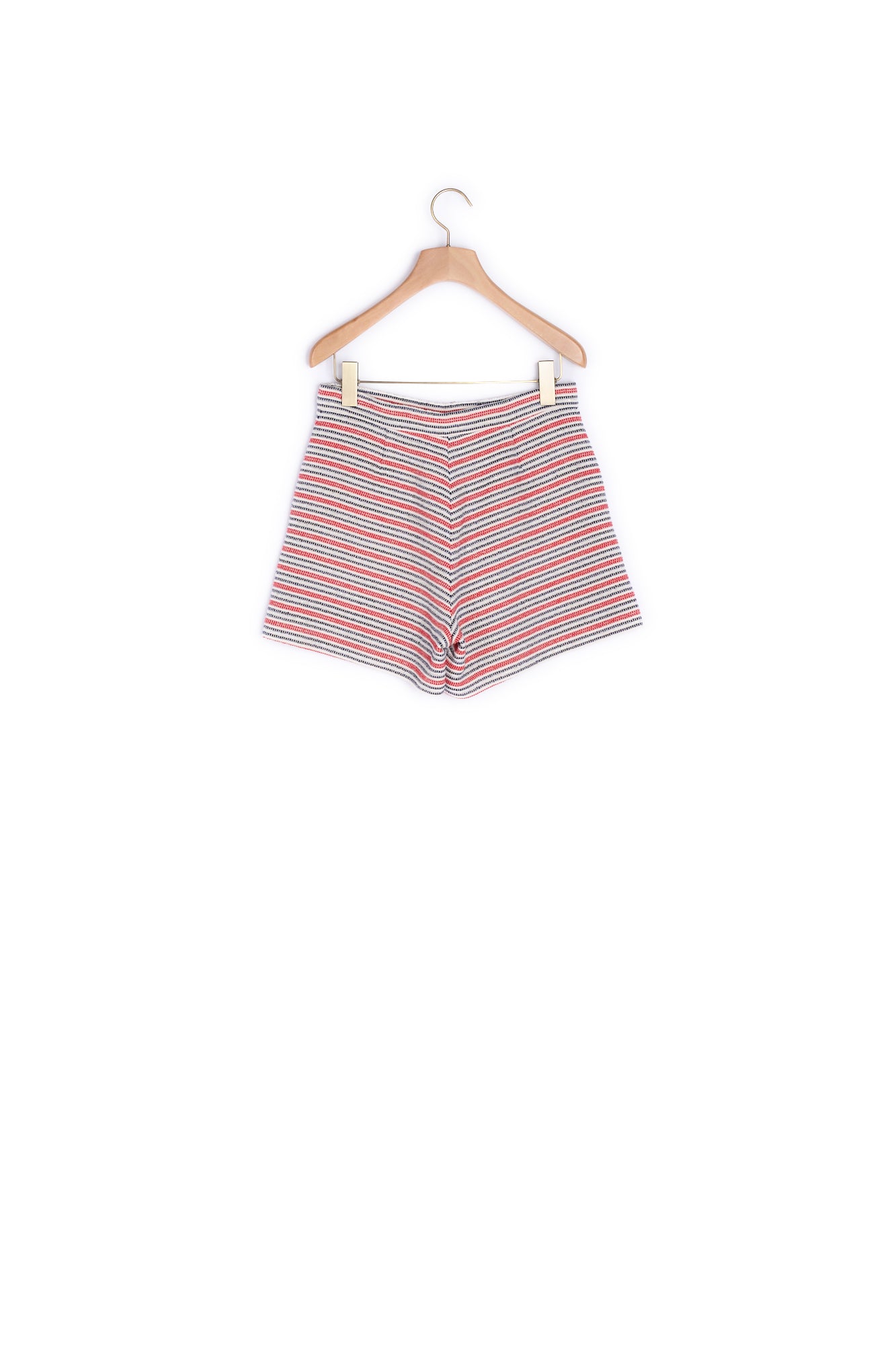 Short taille haute rayé Sandro seconde main