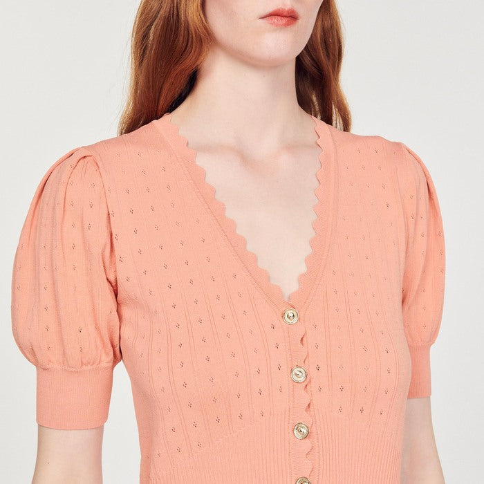 Cardigan court à manches ballons Sandro seconde main