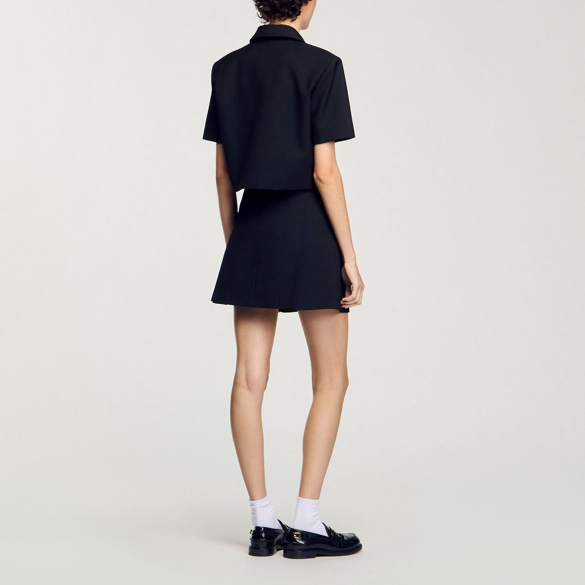 Jupe courte à plis Sandro seconde main