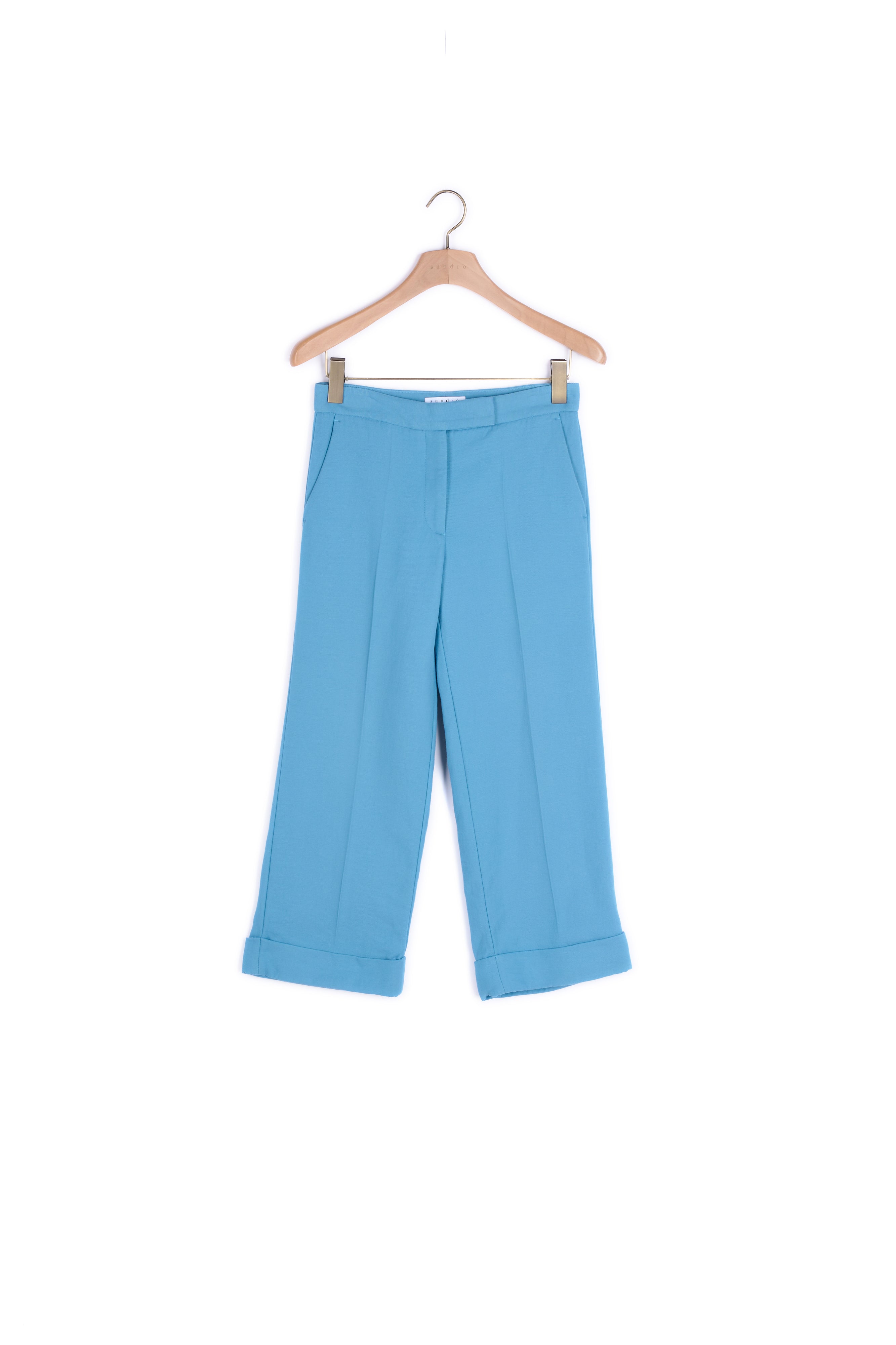 Pantalon large de tailleur Sandro seconde main