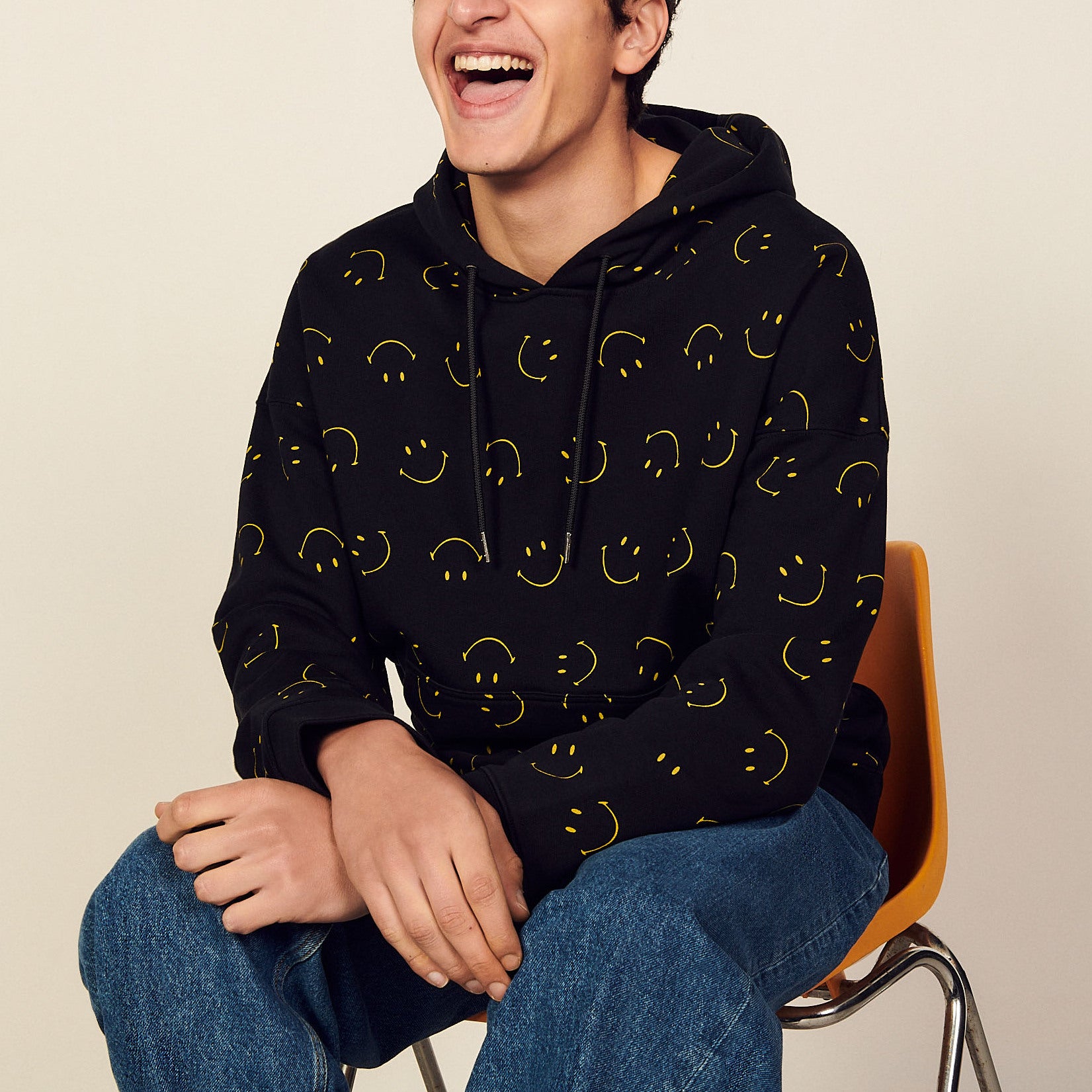 Smiley® Hoodie imprimé Sandro seconde main